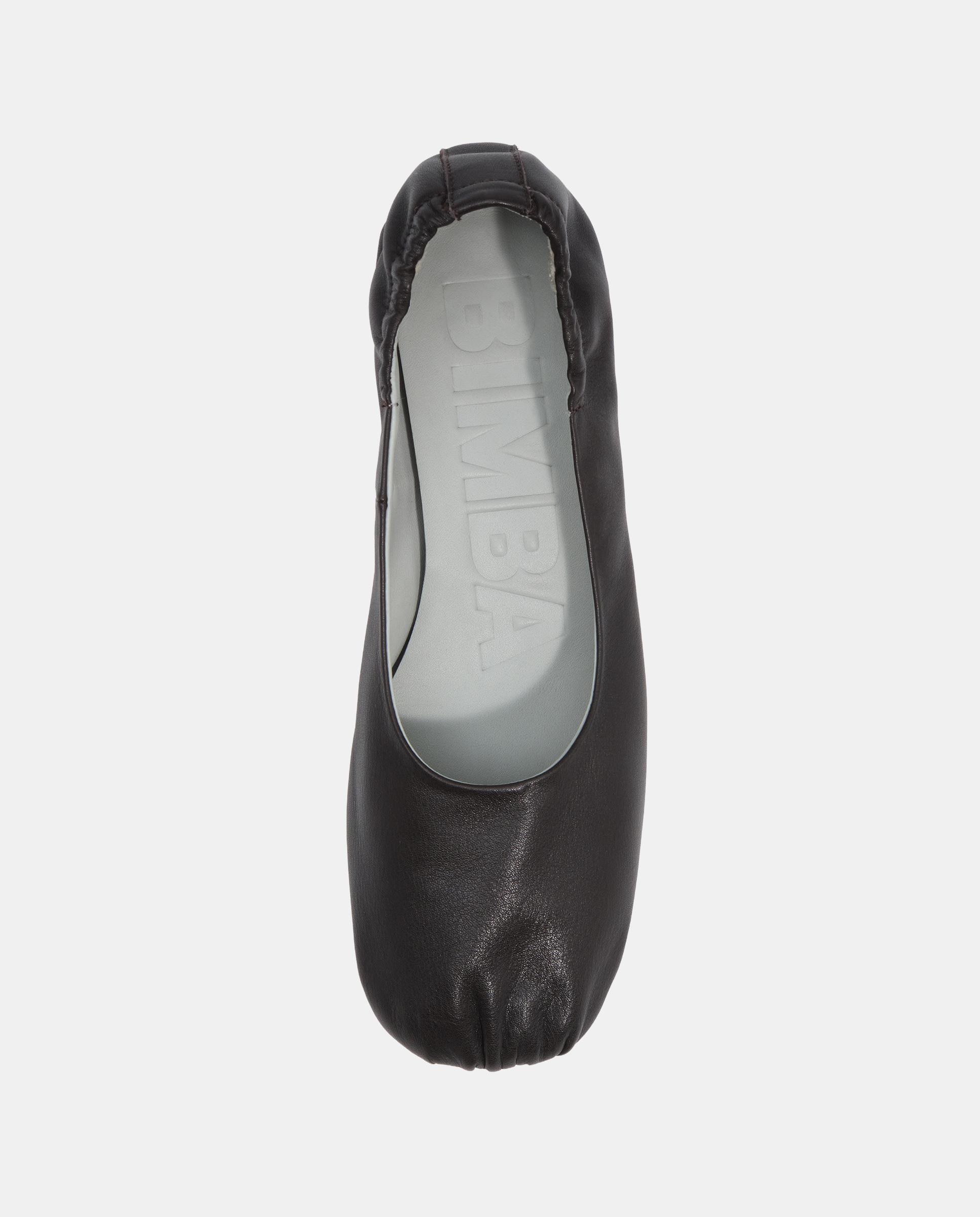 Zapatos de salón de mujer fruncido piel - Bimba y Lola - Marrón oscuro Marrón oscuro-5