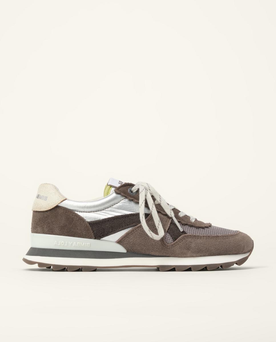 Zapatillas deportivas de mujer técnica 13 19 - Bimba y Lola - Plata Plata-1