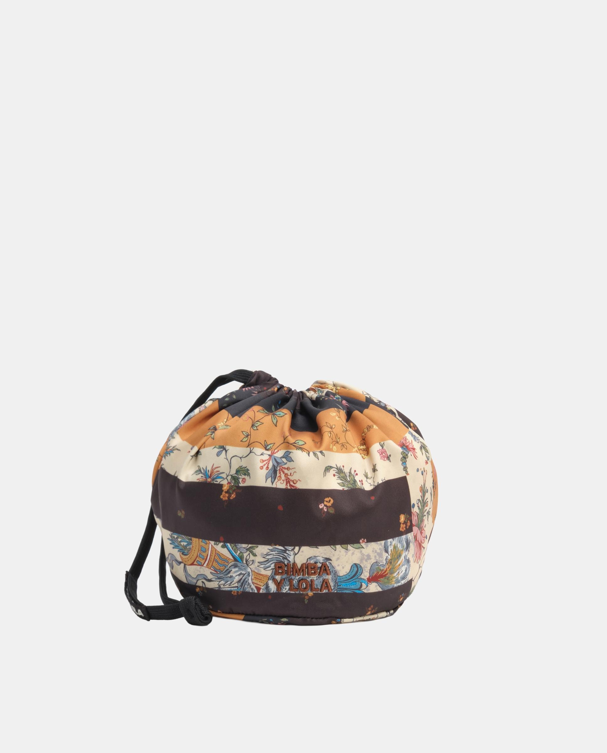 Bolso de mano de mujer pouch pañuelo romantic patchwork - Bimba y Lola - Ocre Ocre-1