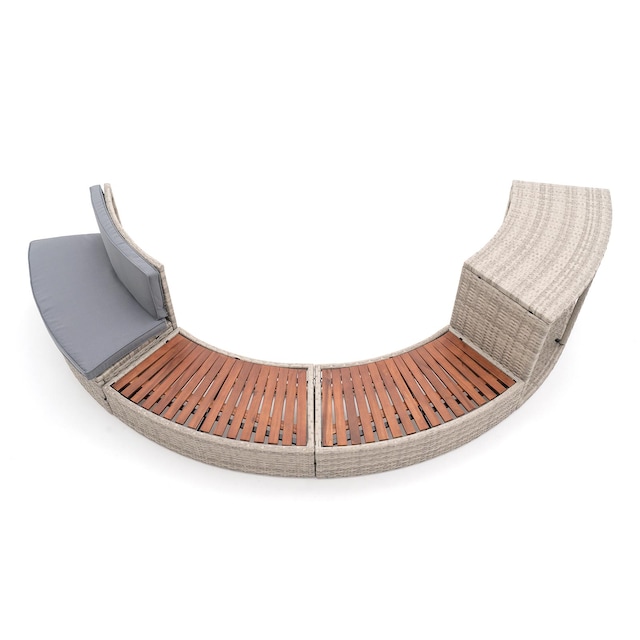 Imagen 0 de Revestimiento Spa Hidromasaje K2O Half Surround 180 289x45x56 cm Set Semicircular de 4 piezas