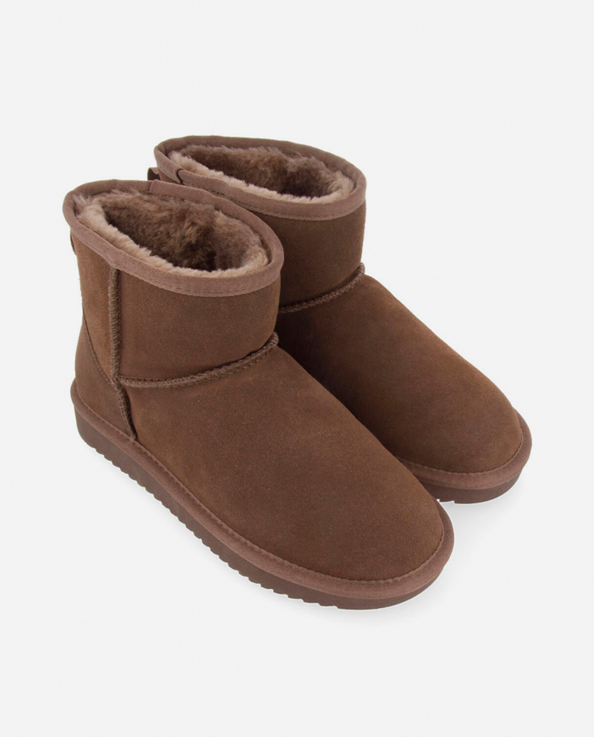 Botas de pelo de mujer tipo australianas de caña media forradas de pelo - Gioseppo - Topo Topo-3