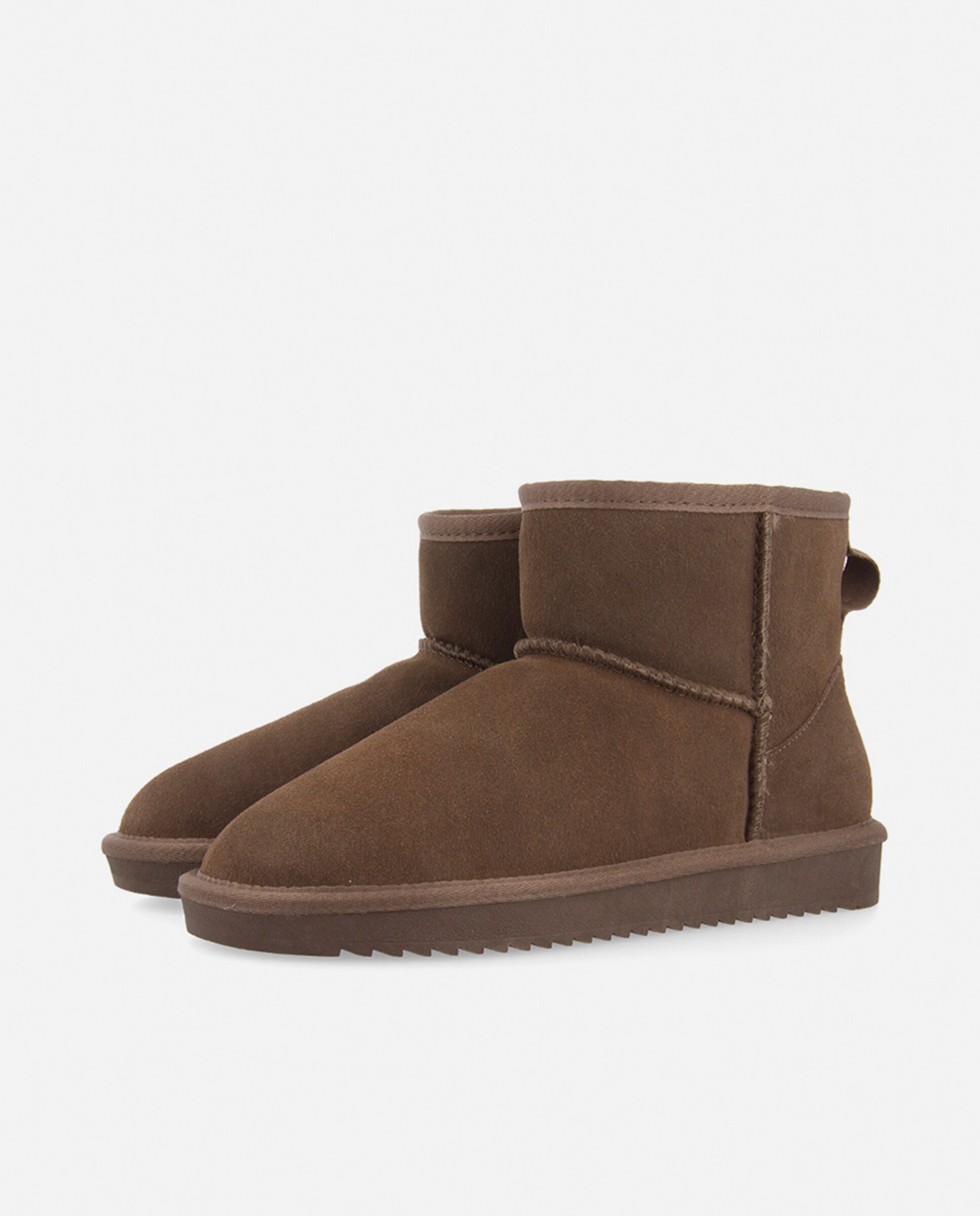 Botas de pelo de mujer tipo australianas de caña media forradas de pelo - Gioseppo - Topo Topo-4