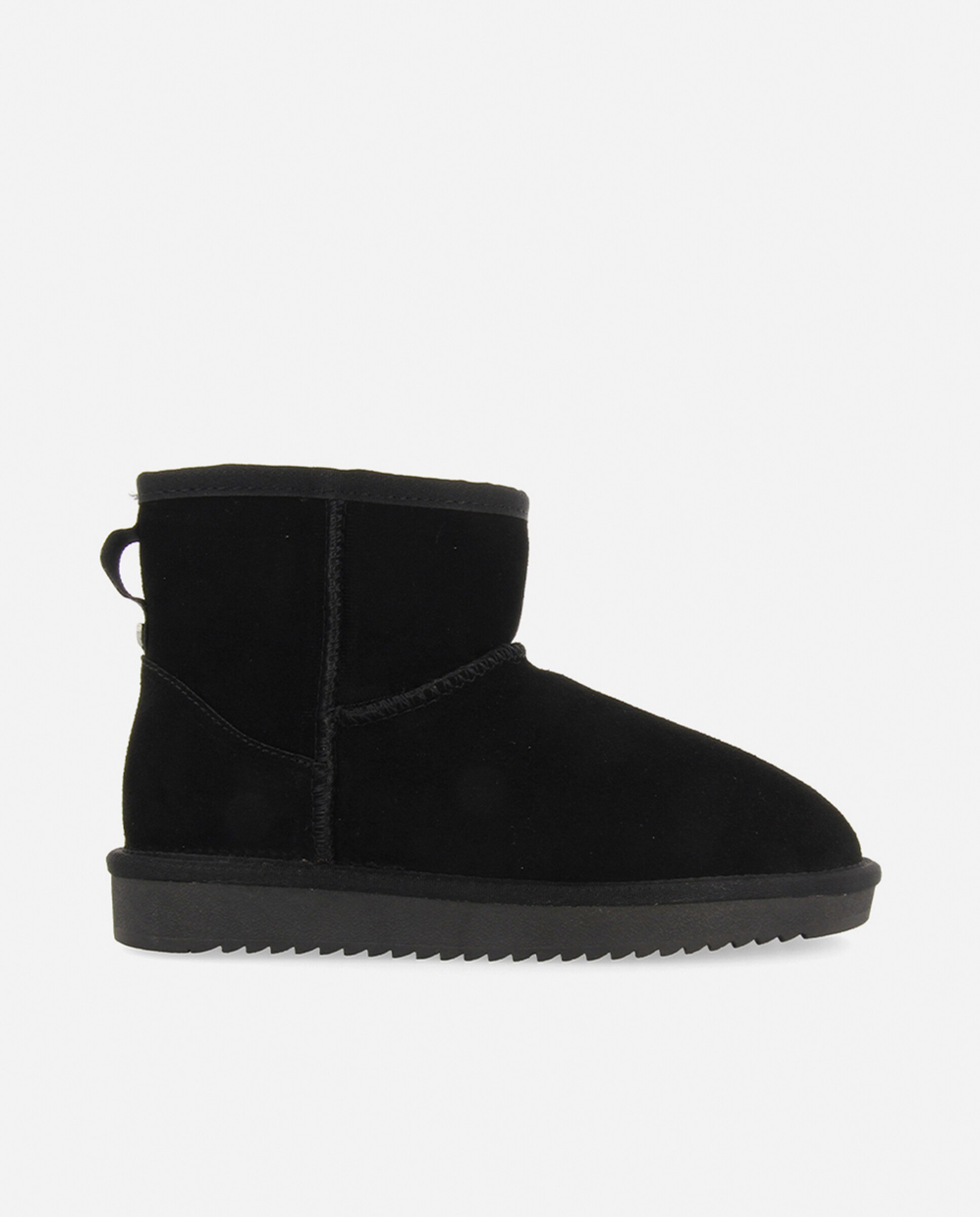 Botas de pelo de mujer tipo australianas de caña media forradas de pelo - Gioseppo - Negro Negro-1