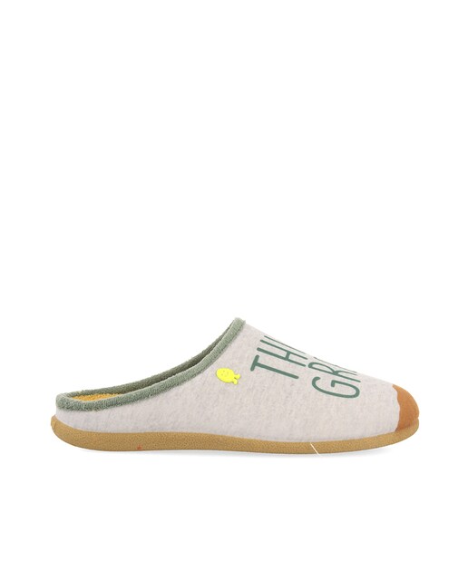 Imagen 0 de Zapatillas de casa abiertas de mujer sostenibles con plantilla reciclada