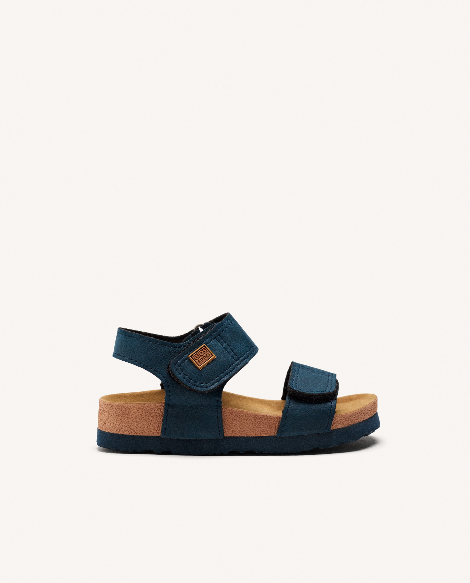 Sandalias abiertas de niño estilo bio con cierre adherente - Gioseppo - Azul Azul-1