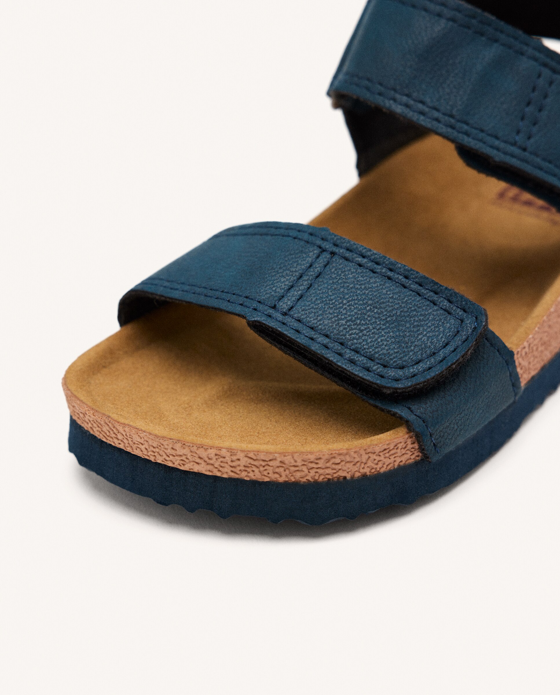 Sandalias abiertas de niño estilo bio con cierre adherente - Gioseppo - Azul Azul-3