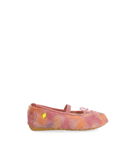 Imagen 0 de Zapatillas de casa cerradas de niña tipo bailarina con material reciclado
