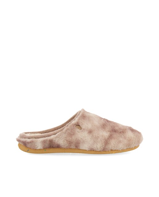 Imagen 0 de Zapatillas de casa abiertas de mujer tipo babucha con material reciclado