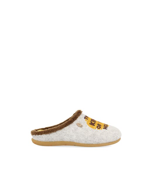 Imagen 0 de Zapatillas de casa abiertas de niño tipo babucha con material reciclado