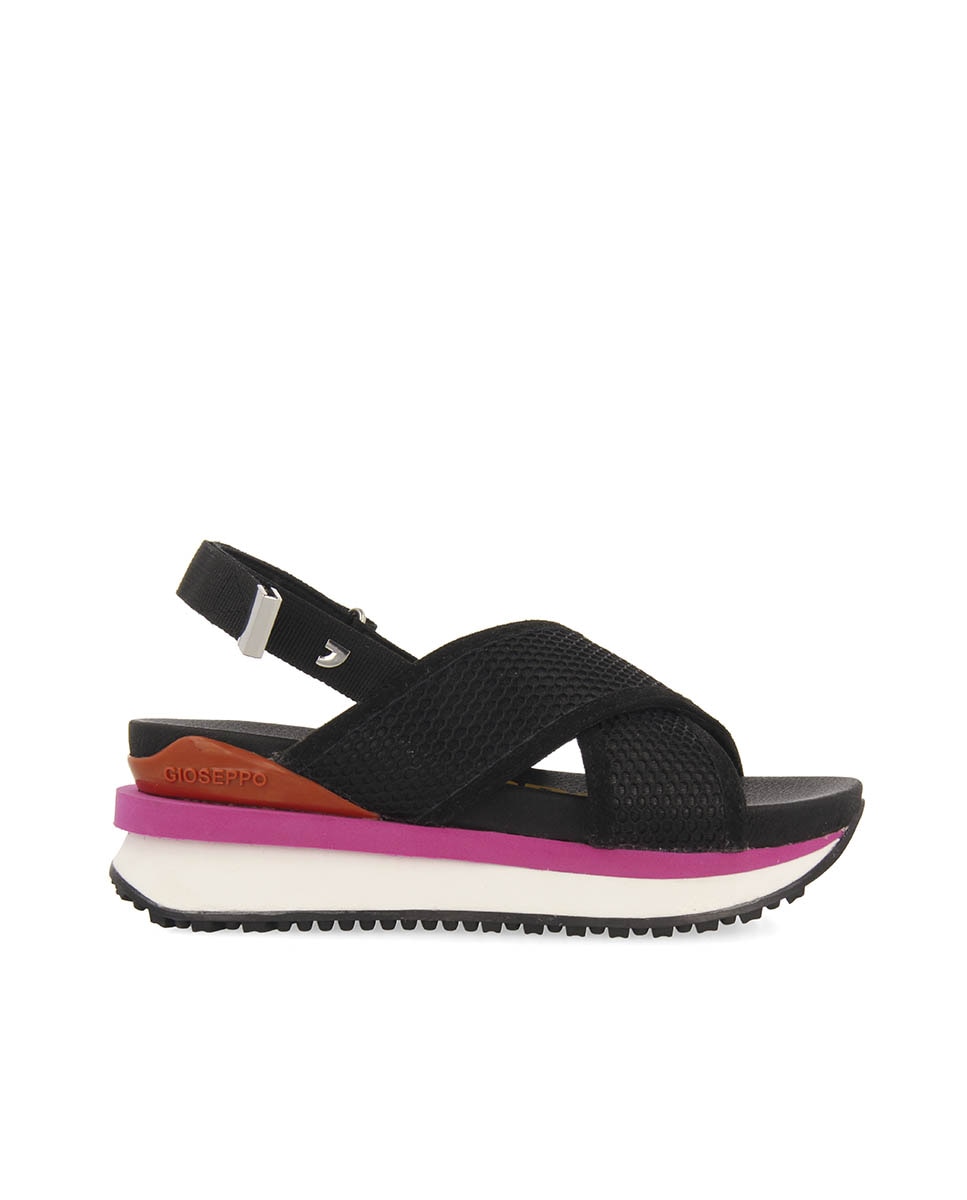 Sandalias cuña negras el best sale corte ingles