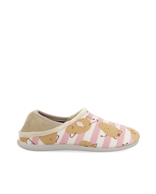 Imagen 0 de Zapatillas de casa cerradas de niña con material reciclado