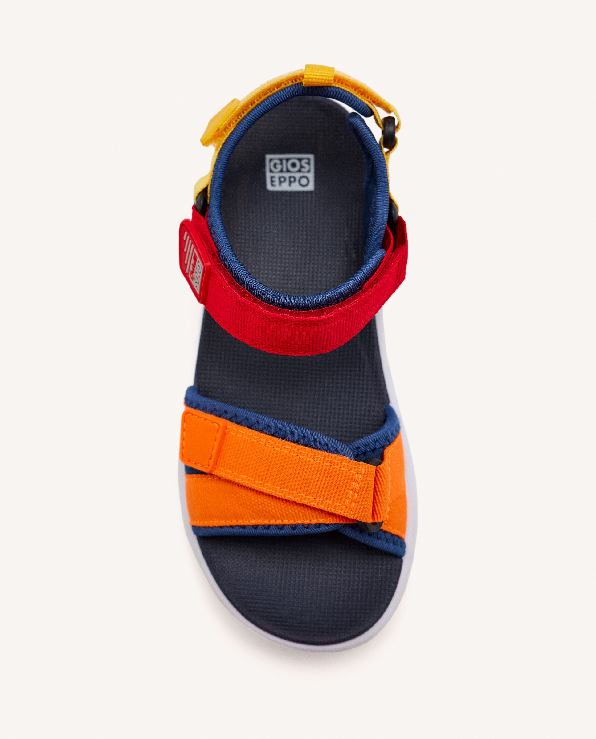Sandalias abiertas de niño ligeras con 3 cierres ajustables - Gioseppo - Naranja Naranja-3