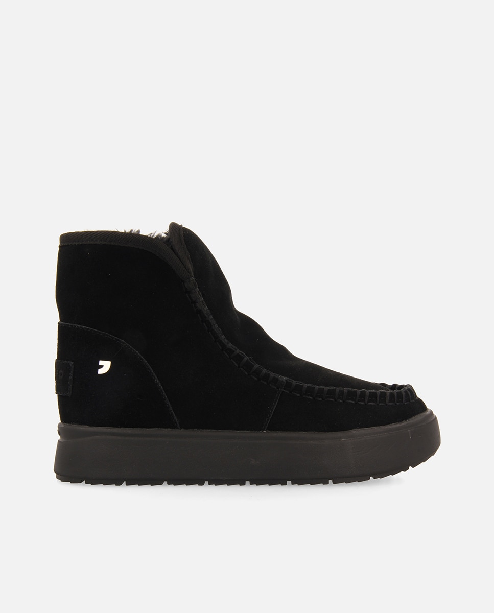 Imagen 1 de Botas de pelo de mujer estilo australianas de piel - Negro Negro
