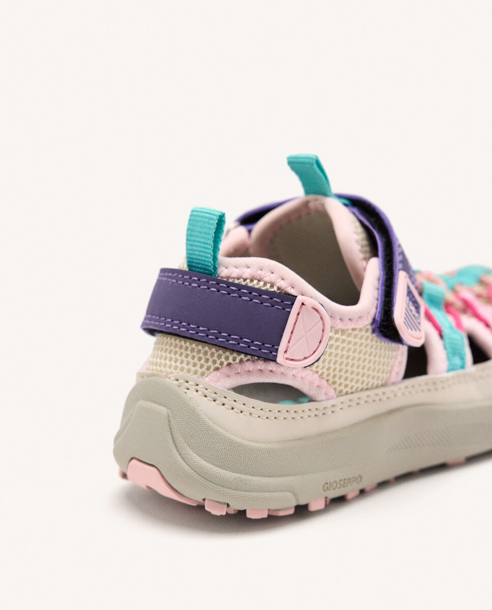 Zapatos Niña Verano Zapatilla Treck Gioseppo Rosa Calzado