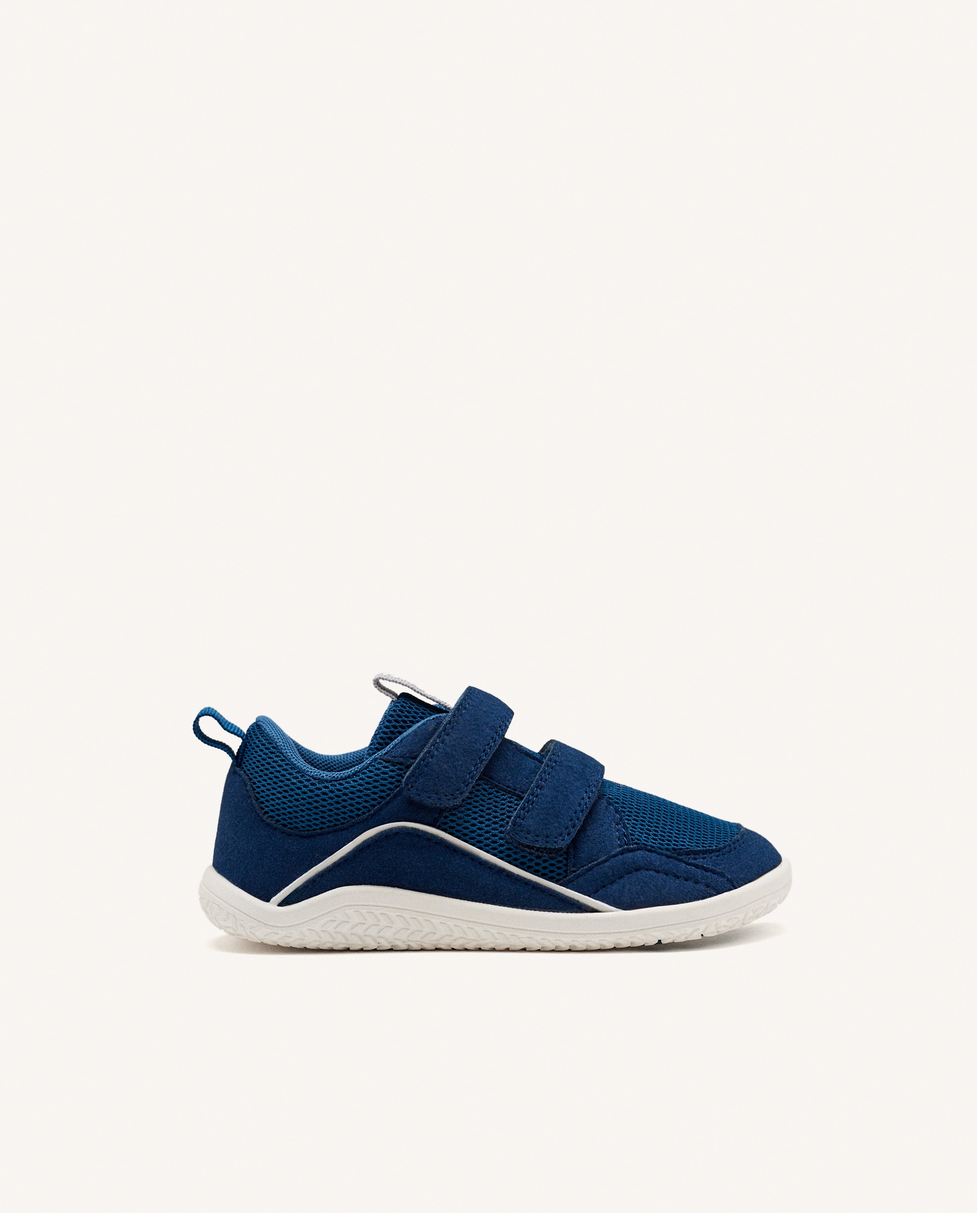 Imagen 0 de Zapatillas de lona de niño barefoot monocolor de rejilla Azul