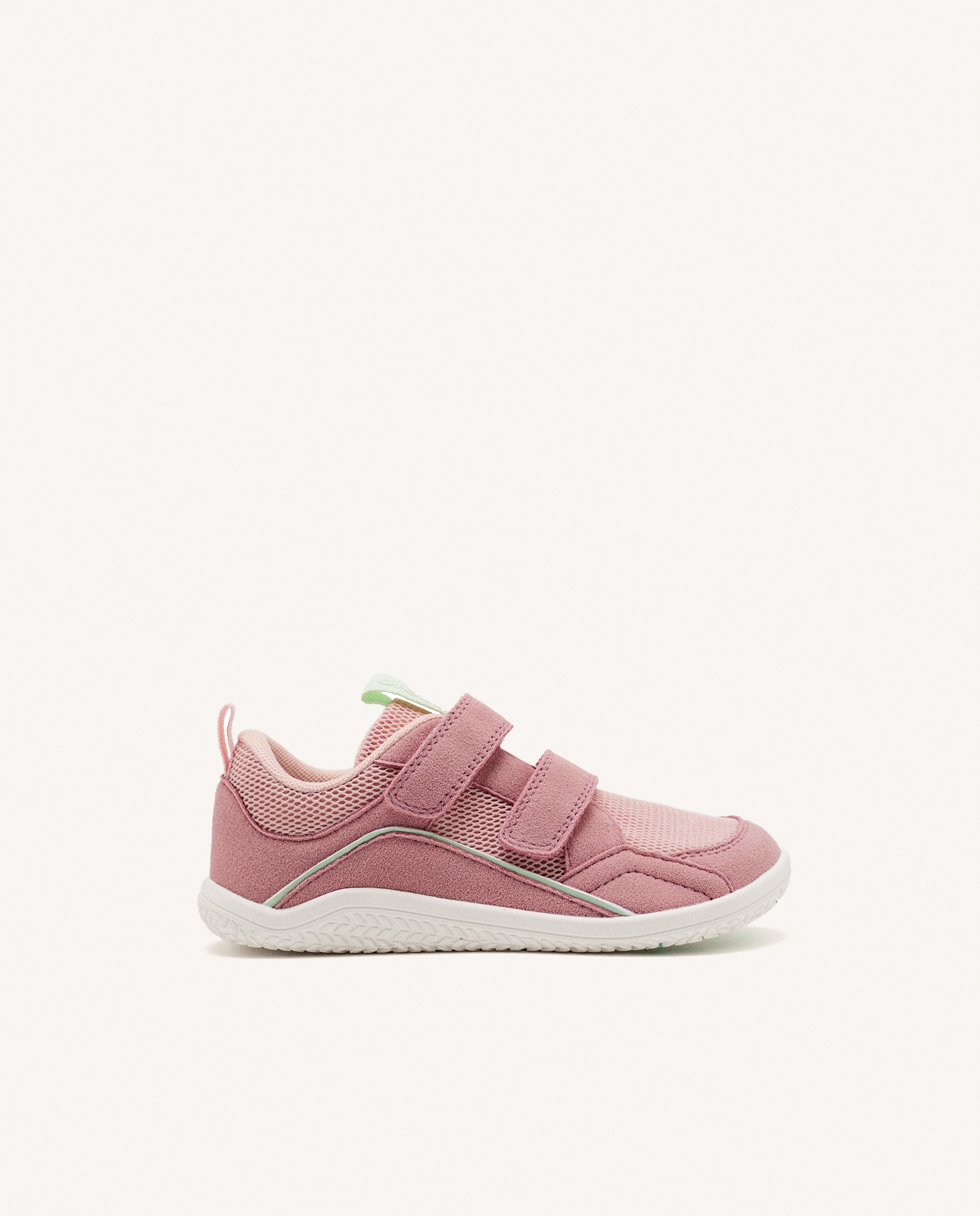Zapatillas de lona de niño barefoot monocolor de rejilla - Gioseppo - Rosa claro Rosa claro-1