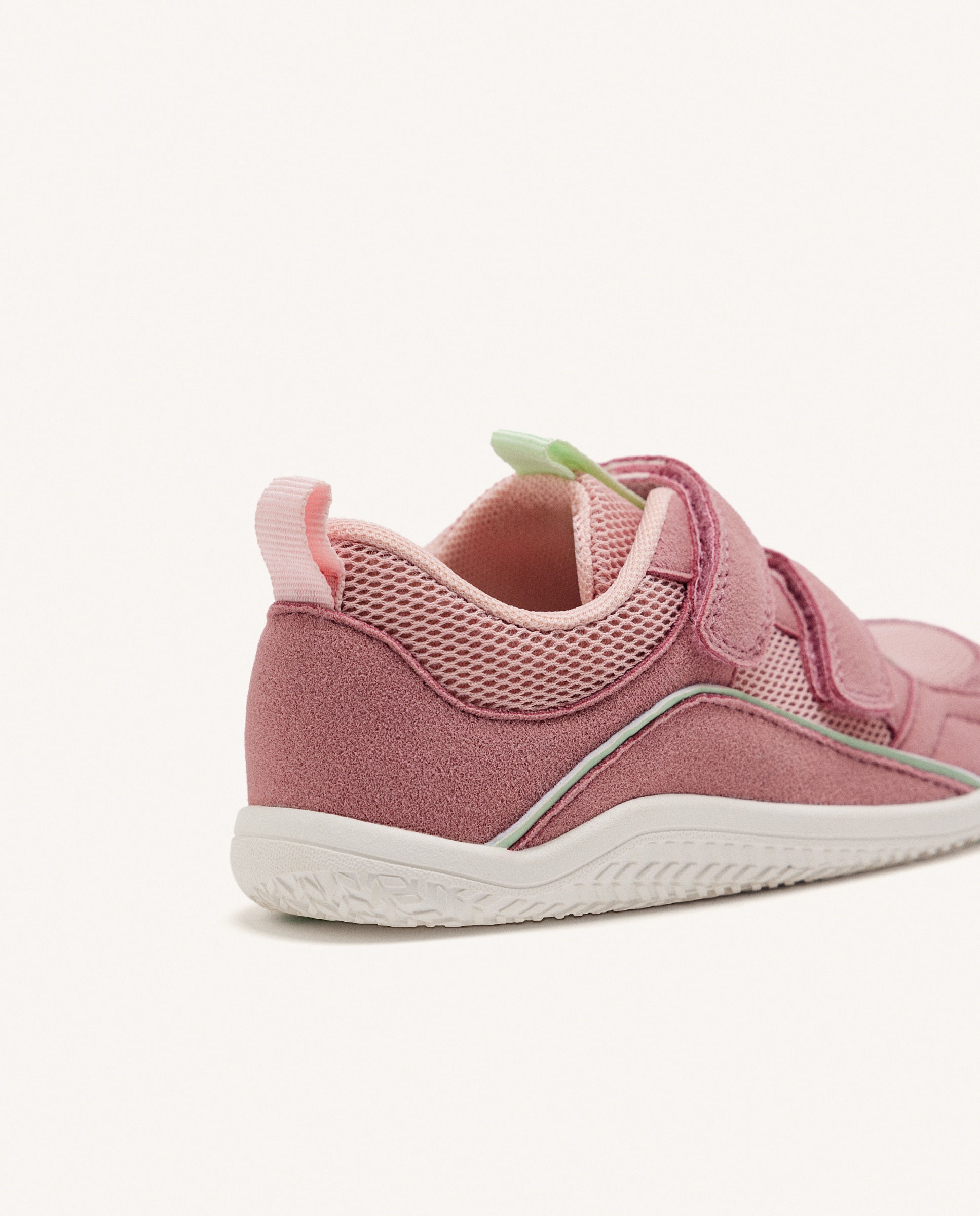 Zapatillas de lona de niño barefoot monocolor de rejilla - Gioseppo - Rosa claro Rosa claro-3