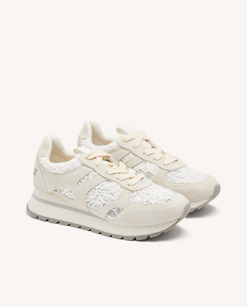 Zapatillas De Tacón Cuña Para Mujer - Altura 8 Cm, Estilo Casual, Material PU Y Malla, Punta Redonda