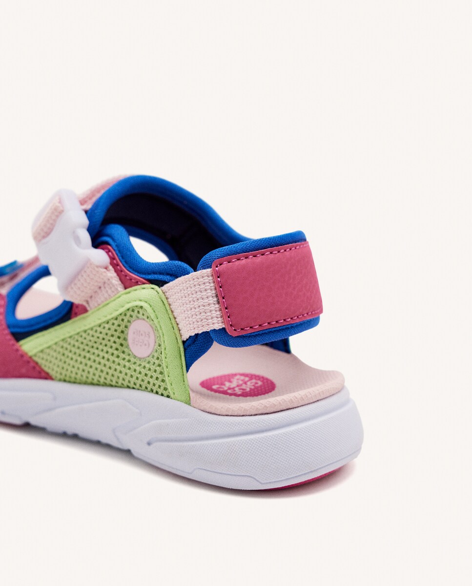 Chanclas Niña Hipercor Chanclas De Niña Multicolor Con Cierres