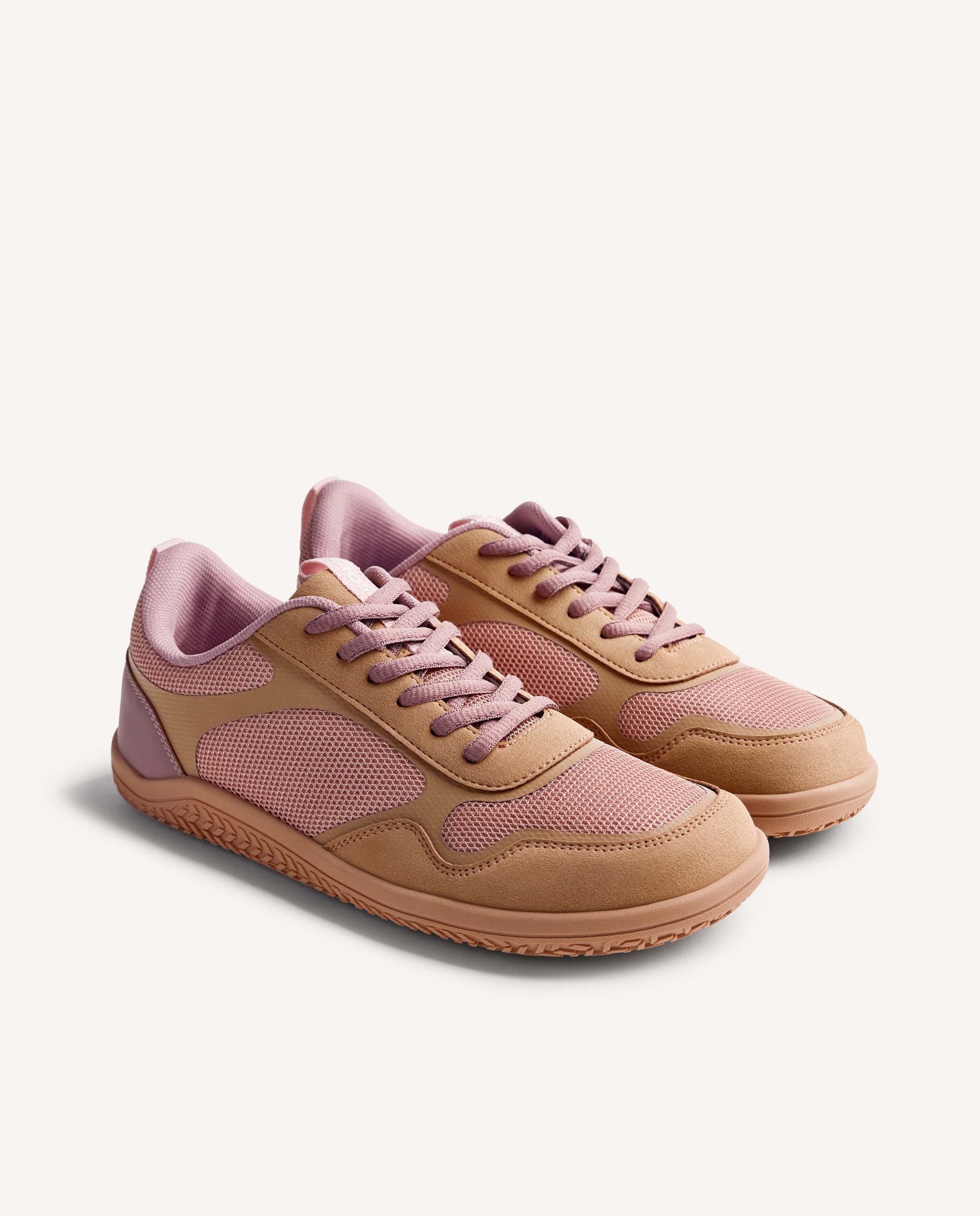 Zapatillas deportivas de mujer con rejilla barefoot - Gioseppo - Beige Beige-4