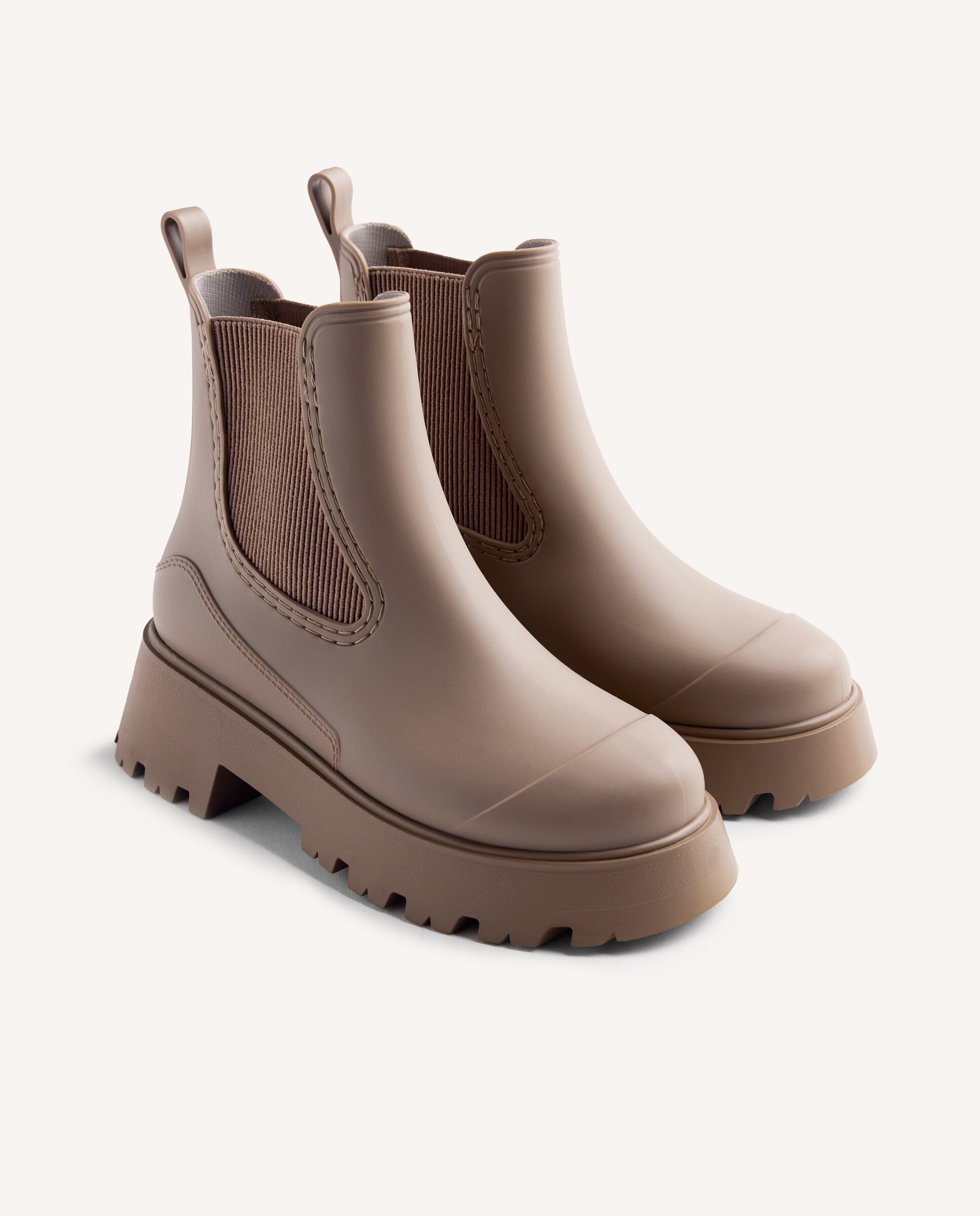Botas de agua de mujer con plataforma y suela tipo track - Gioseppo - Topo Topo-3