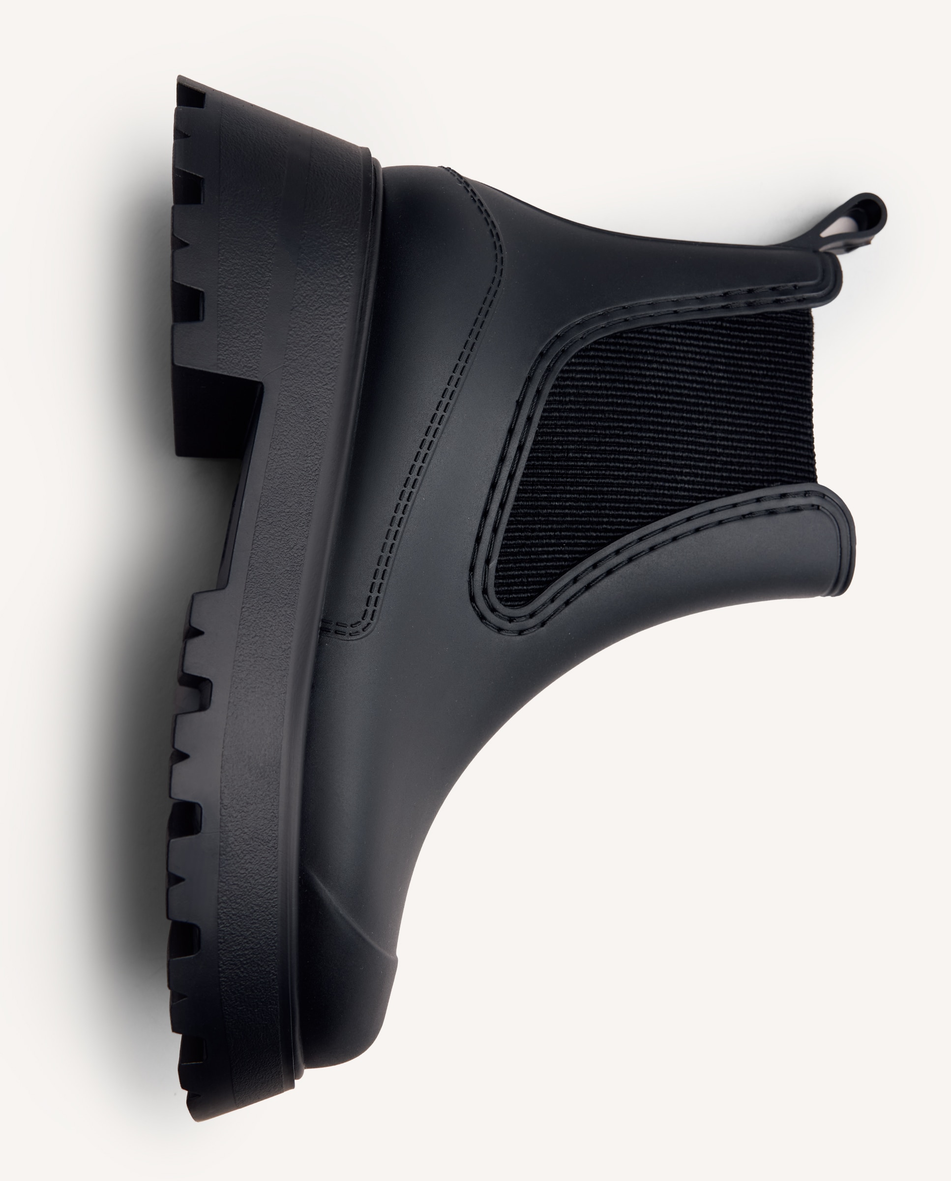 Botas de agua de mujer con plataforma y suela tipo track - Gioseppo - Negro Negro-5