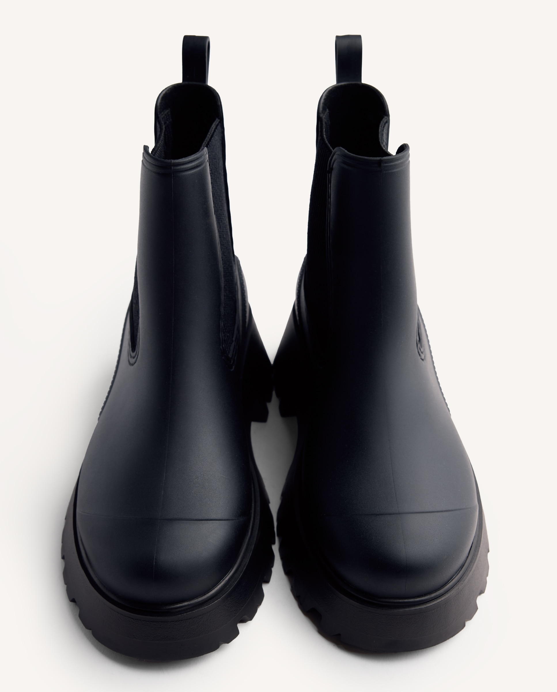Botas de agua de mujer con plataforma y suela tipo track - Gioseppo - Negro Negro-6