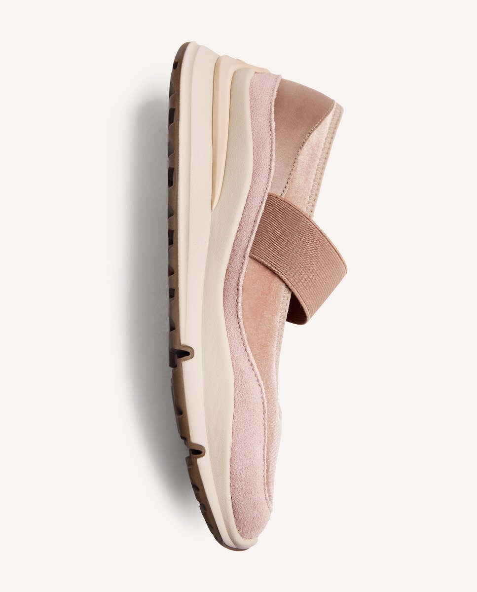 Zapatillas deportivas de mujer con elástico en el empeine y