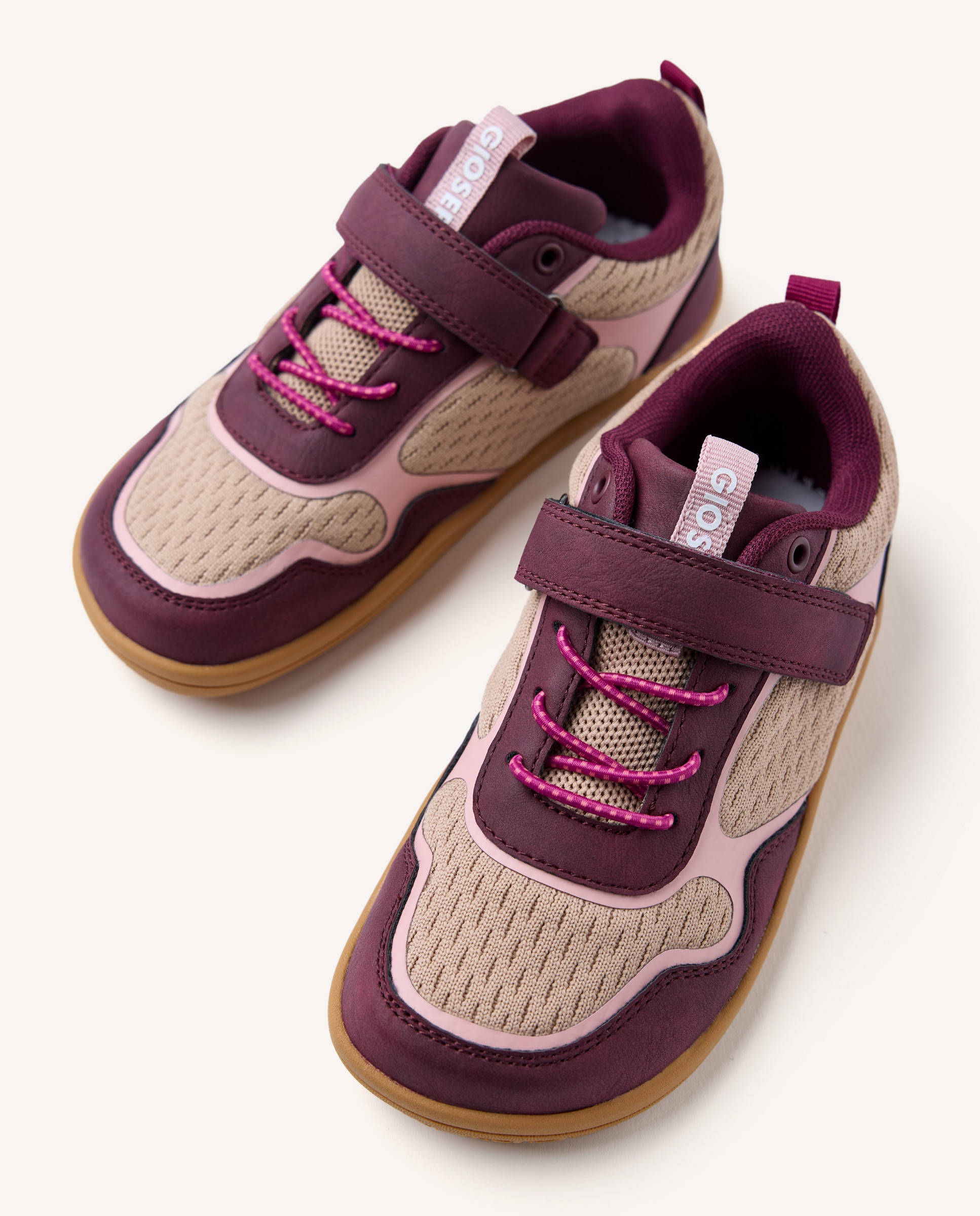 Zapatillas deportivas de niño con suela estampada Barefoot - Gioseppo - Burdeos Burdeos-3