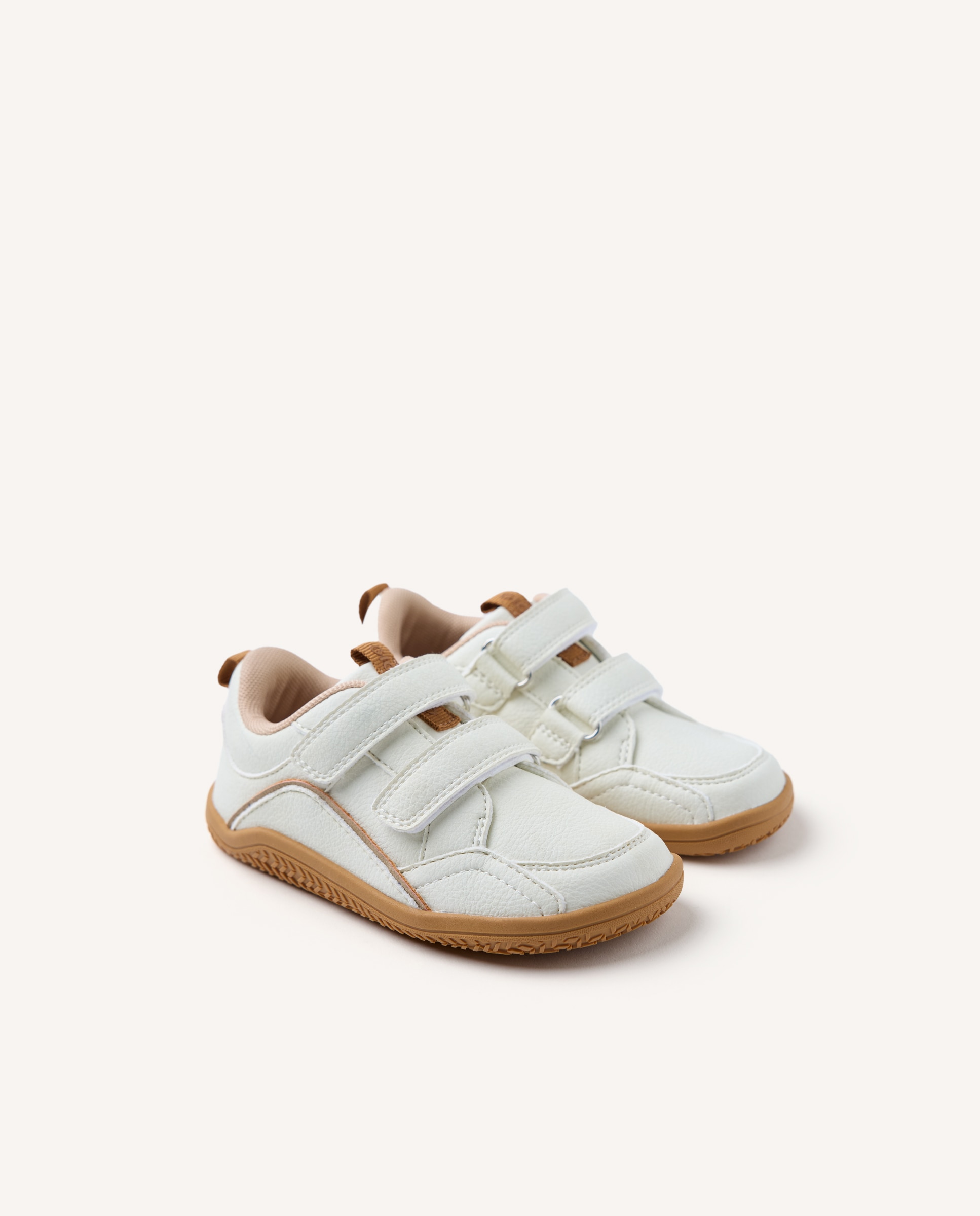 Zapatillas deportivas de niña barefoot con doble cierre ajustable - Gioseppo - Blanco Blanco-2