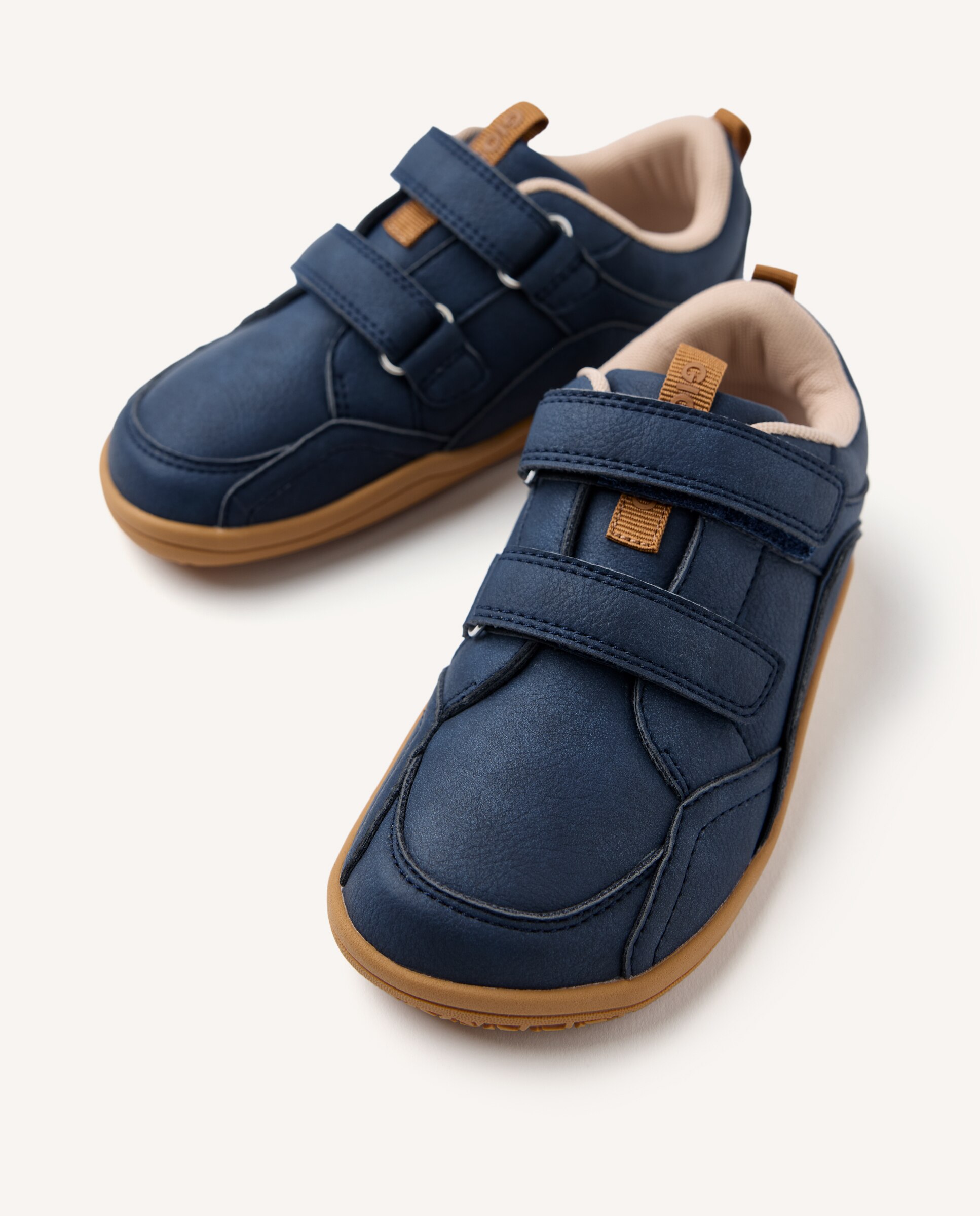Zapatillas deportivas de niña barefoot con doble cierre ajustable - Gioseppo - Marino Marino-3