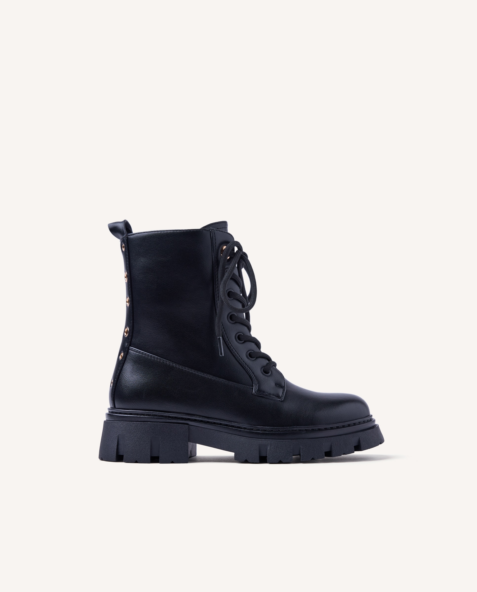 Botas de niña ollados - Gioseppo - Negro Negro-1
