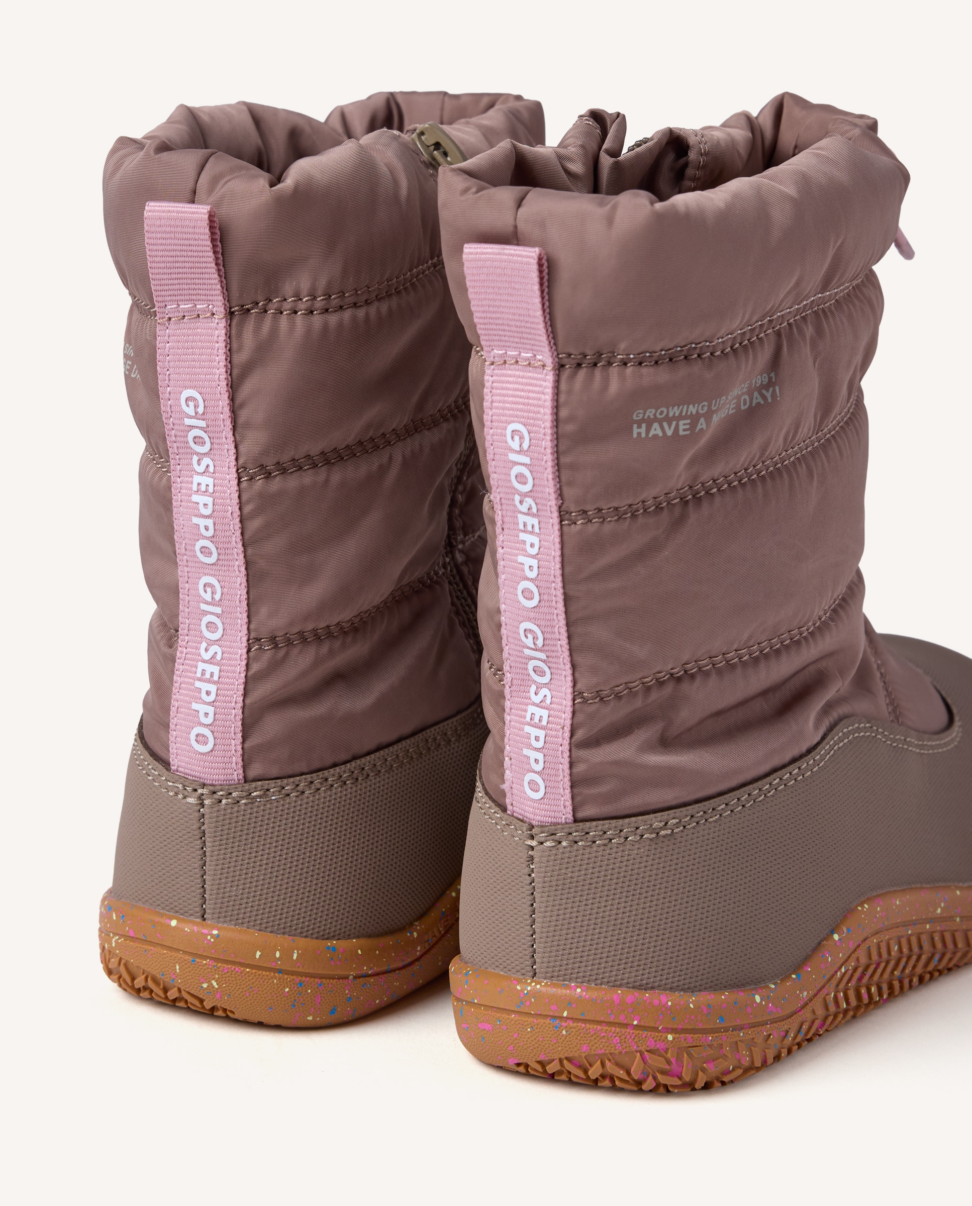 Botas de niña barefoot acolchadas estilo après ski - Gioseppo - Topo Topo-4