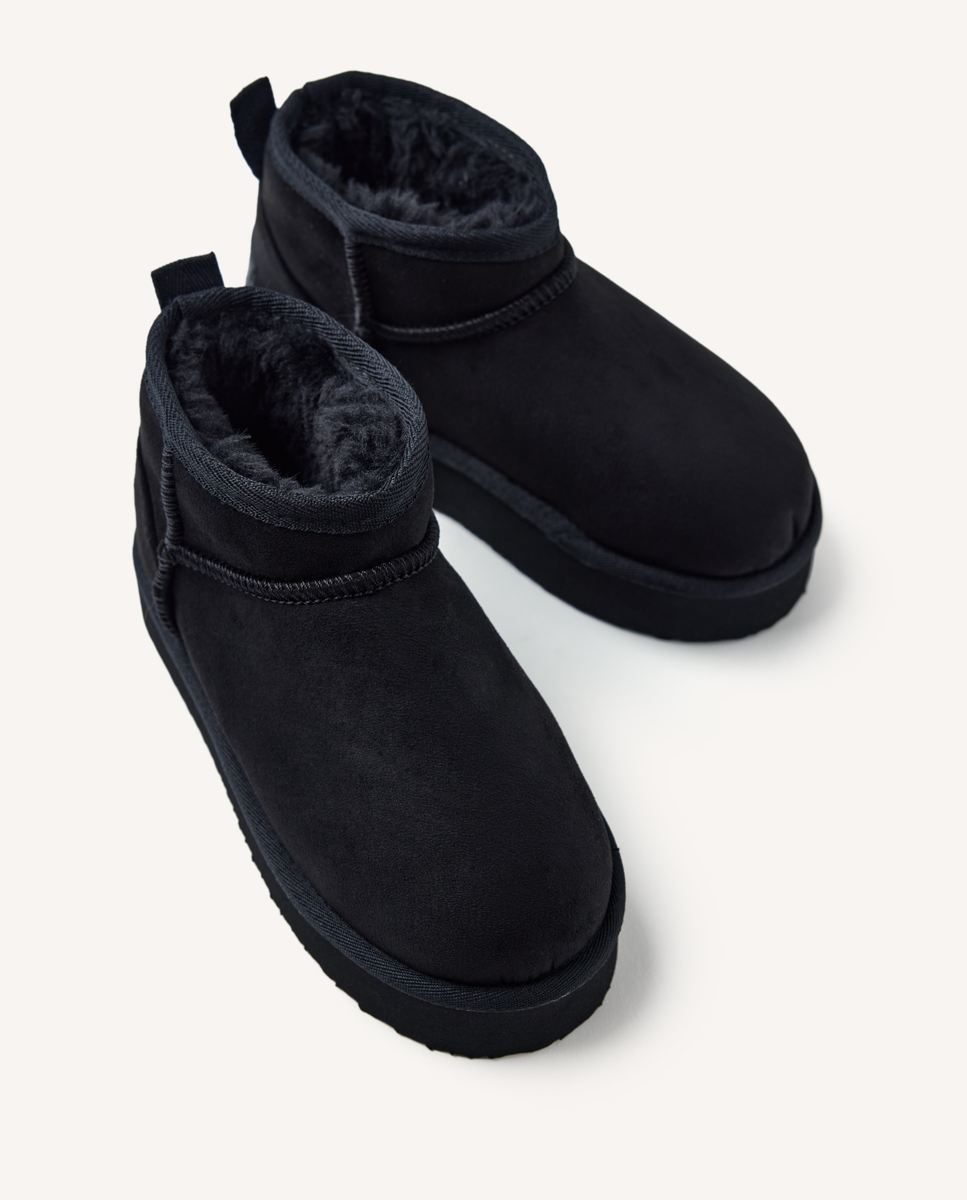 Botines australianas de niña con plataforma repelentes al agua y forradas - Gioseppo - Negro Negro-3