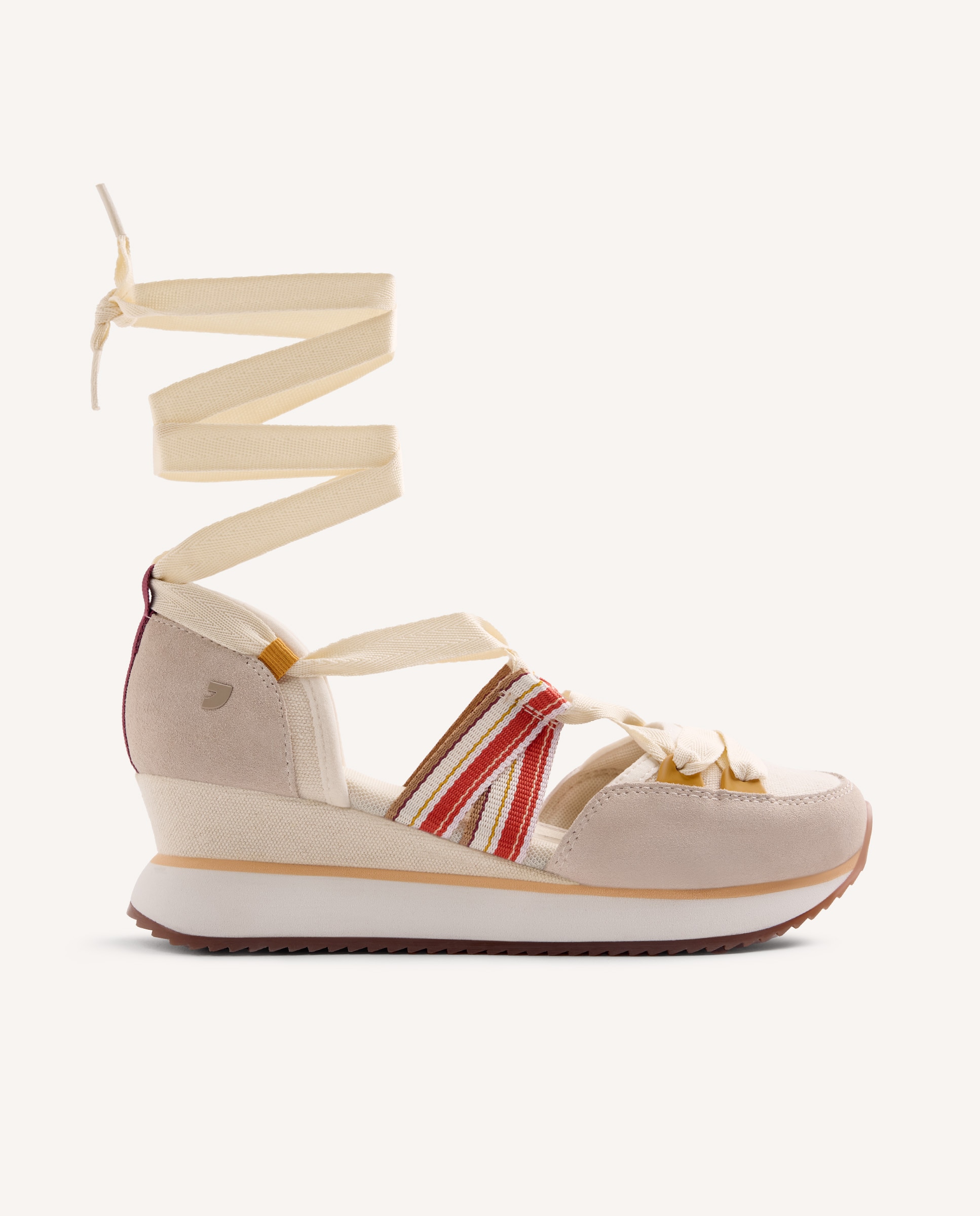 Gioseppo - Sandalias de cuña de mujer estilo deportivo con acentos de color.