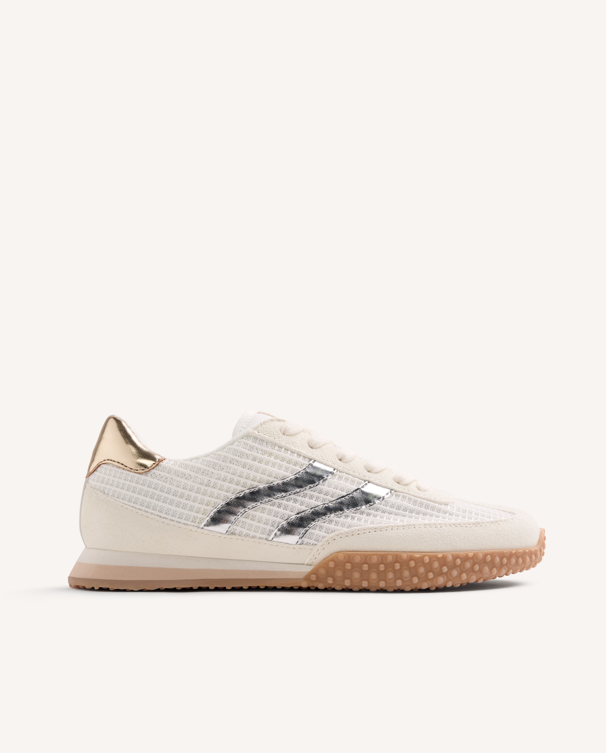 Imagen 1 de Zapatillas piel y rejilla - Gioseppo - Rosa pastel Blanco