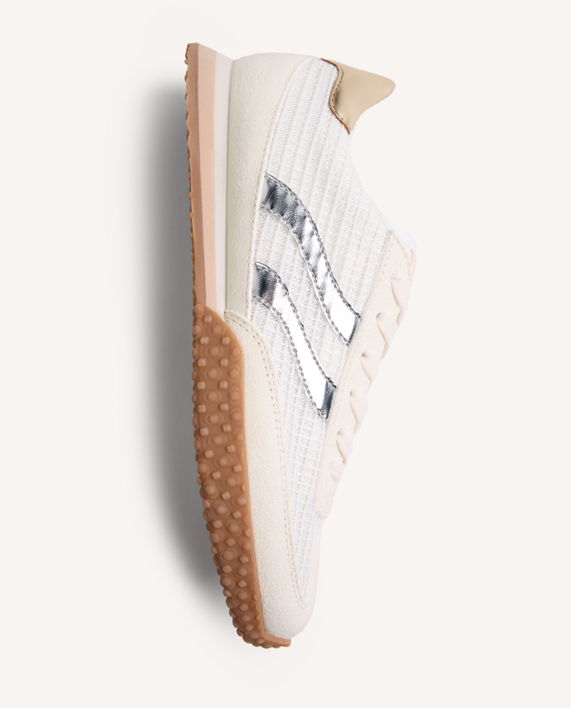 Imagen 5 de Zapatillas piel y rejilla - Gioseppo - Rosa pastel Blanco