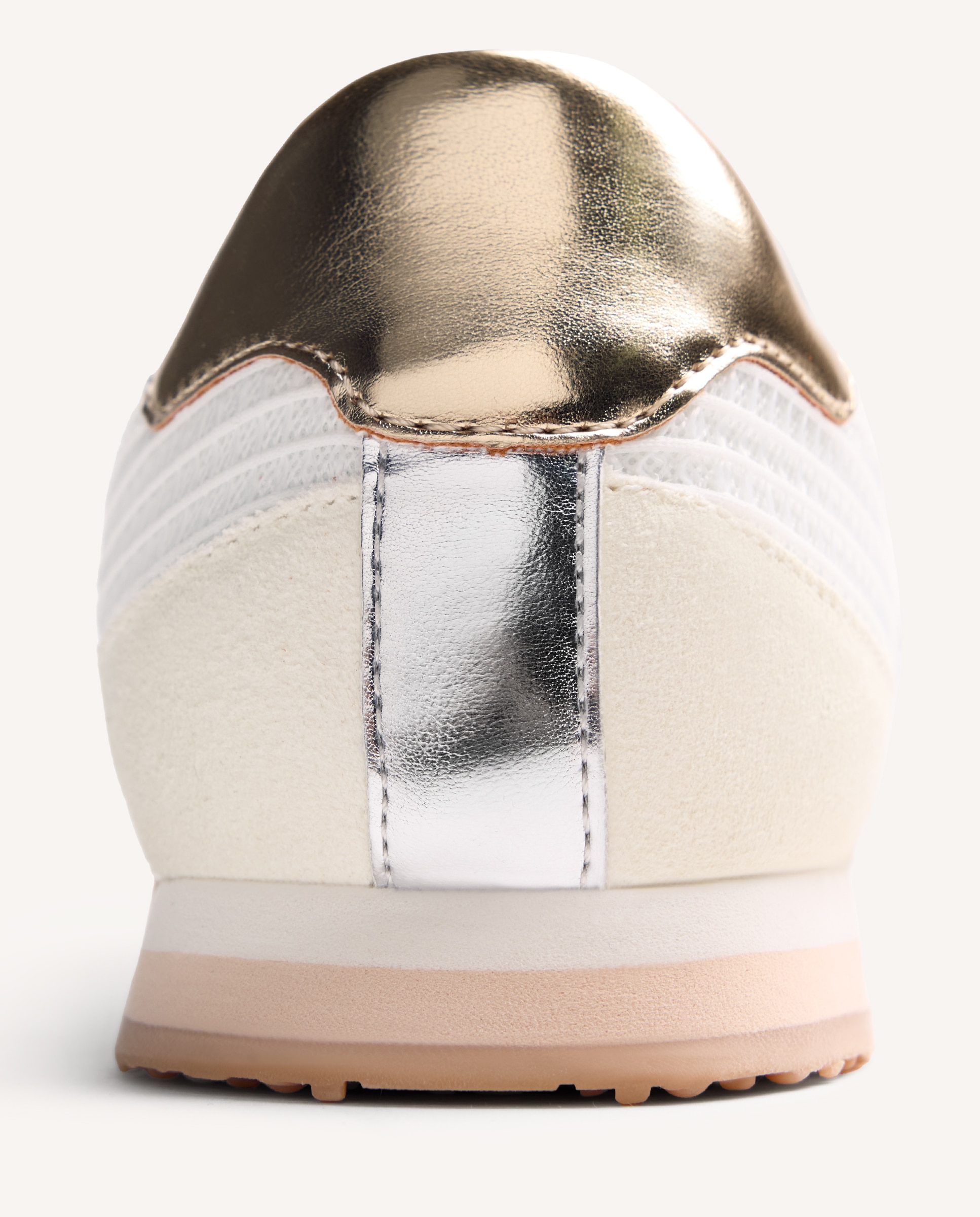 Imagen 6 de Zapatillas piel y rejilla - Gioseppo - Rosa pastel Blanco