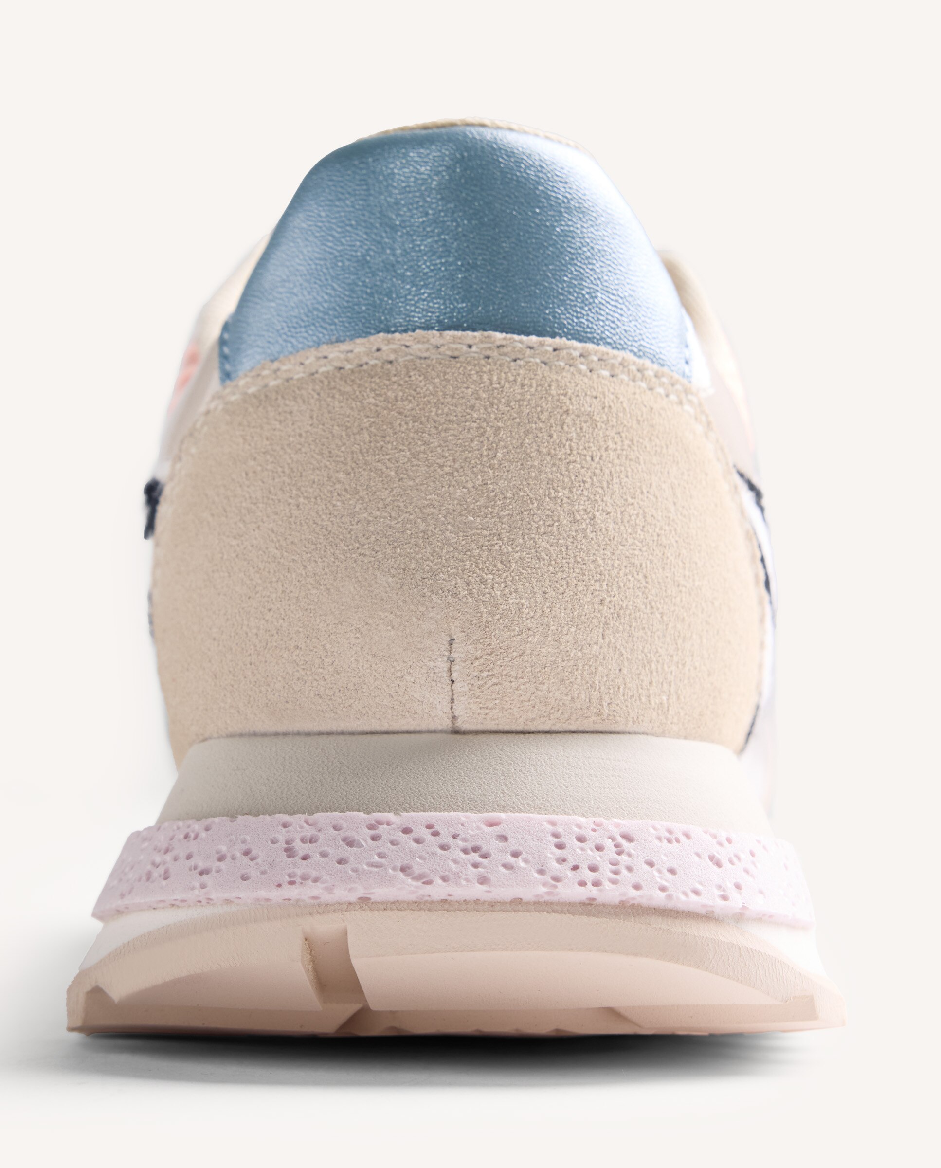 Zapatillas deportivas de mujer de piel serraje, rejilla y estampado - Gioseppo - Coral Coral-4