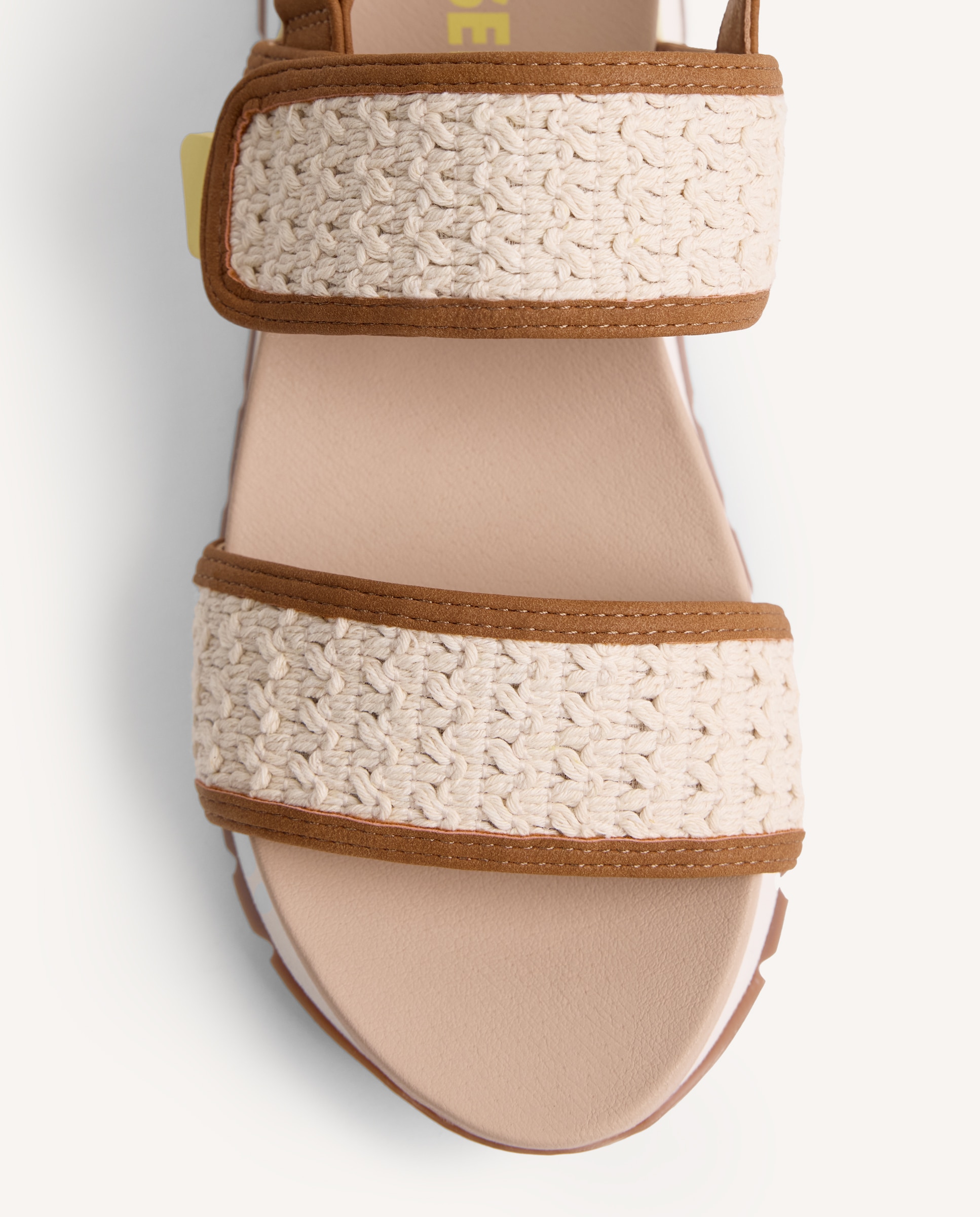 Gioseppo - Sandalias de cuña de mujer estilo deportivo con crochet hecho a mano.