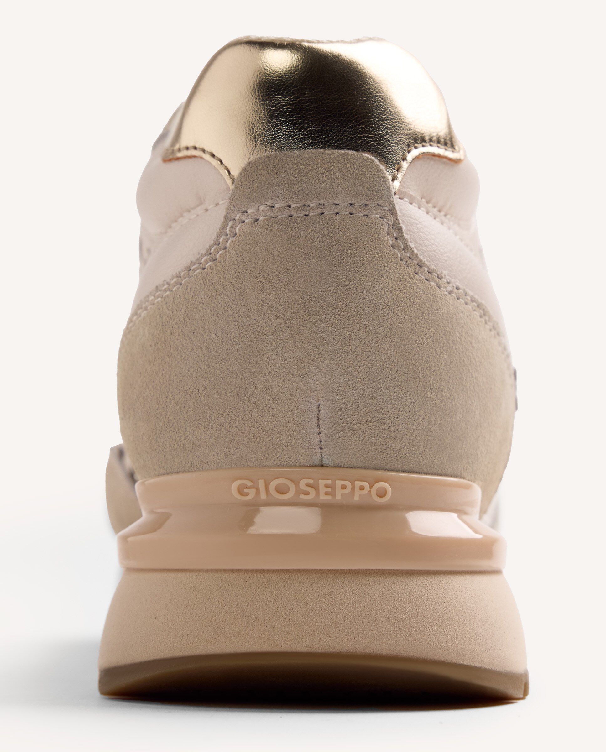 Zapatillas con cuña de mujer caladas con cuña interna - Gioseppo - Beige Beige-4