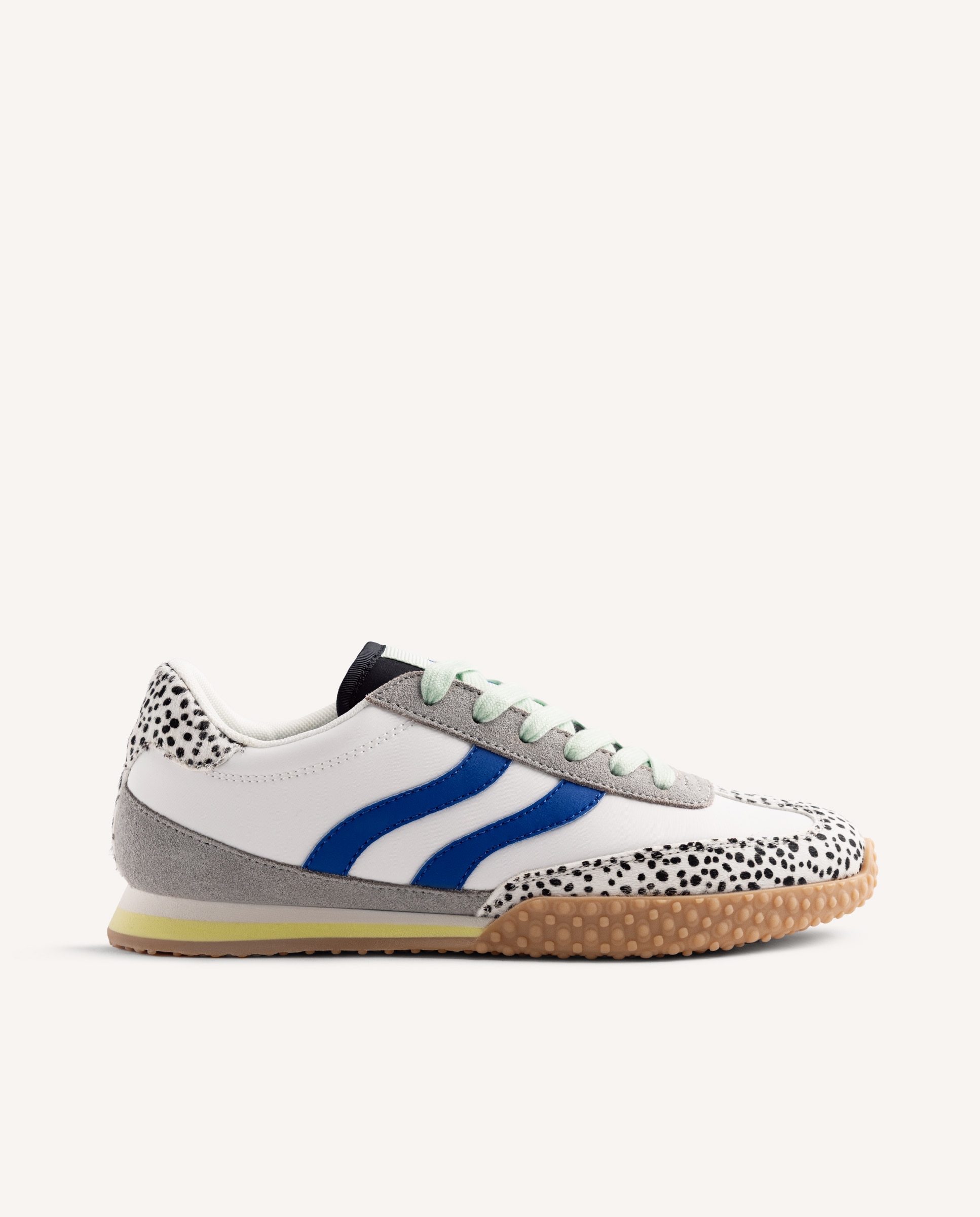 Gioseppo - Zapatillas deportivas de mujer de piel con estampado animal.