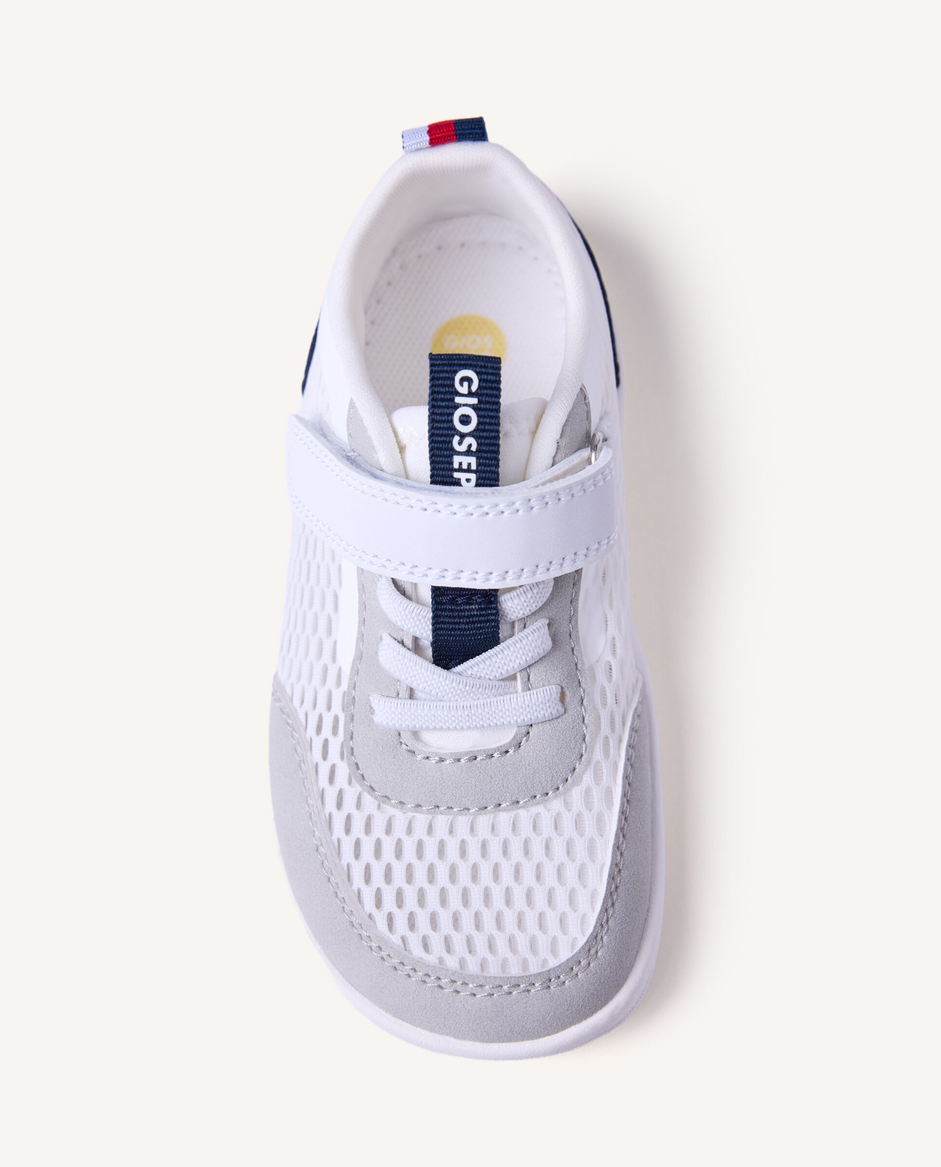 Zapatillas de rejilla de bebé niño - Gioseppo - Blanco / Azul Blanco / Azul-3