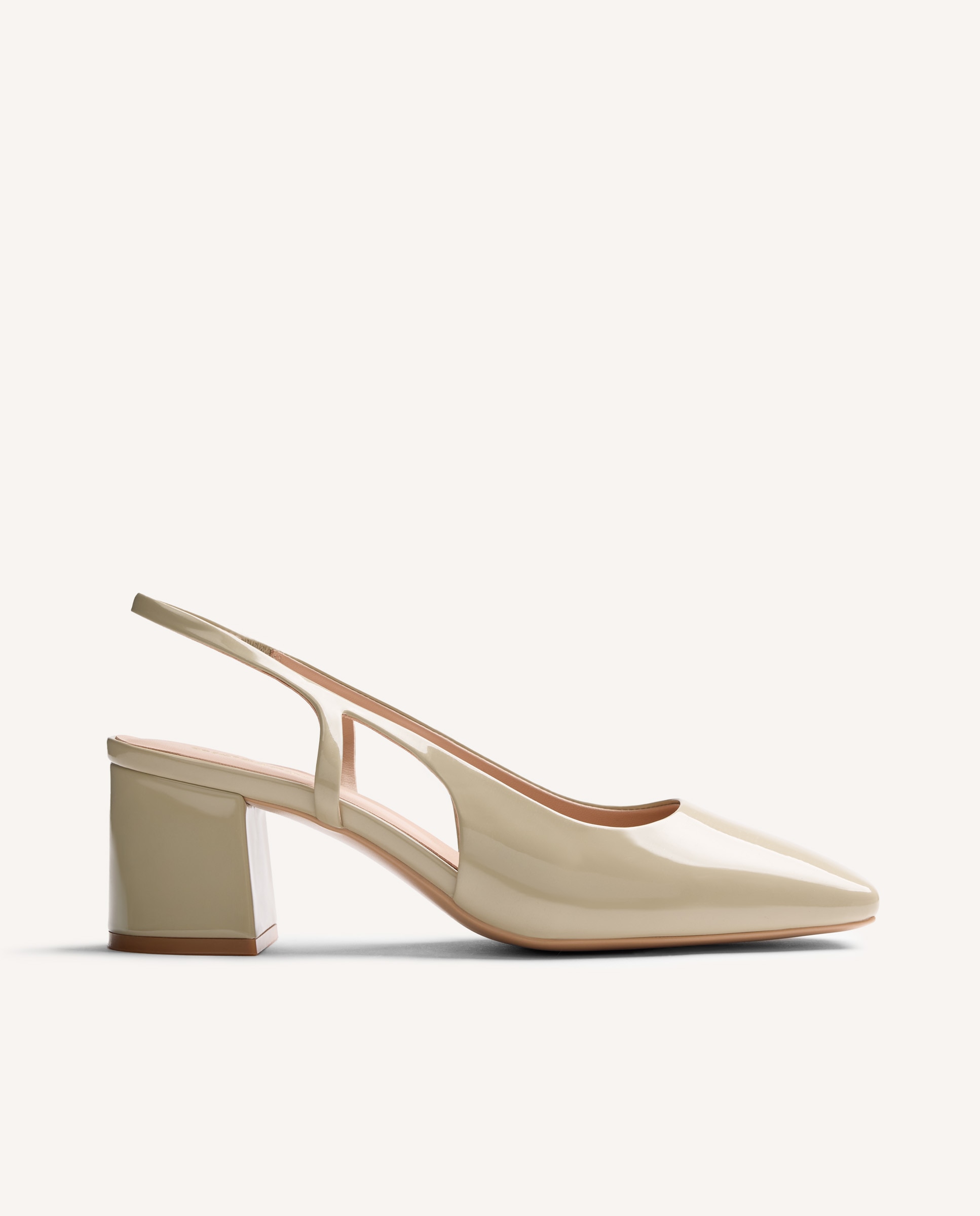 Gioseppo - Peep toes de mujer estilo salones destalonados con acabado en efecto charol.