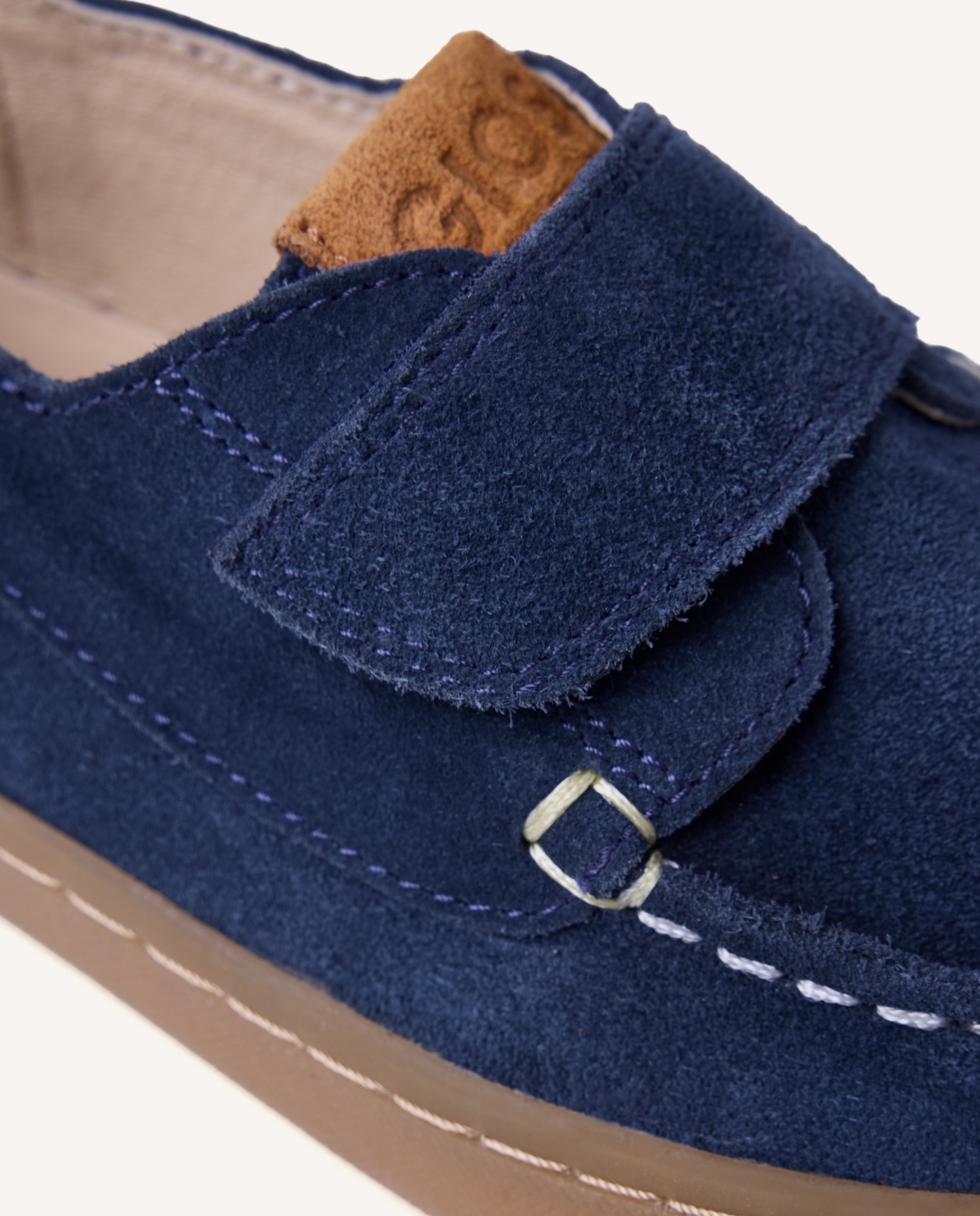 Mocasines de niño barefoot de piel estilo náuticos - Gioseppo - Azul marino Azul marino-4