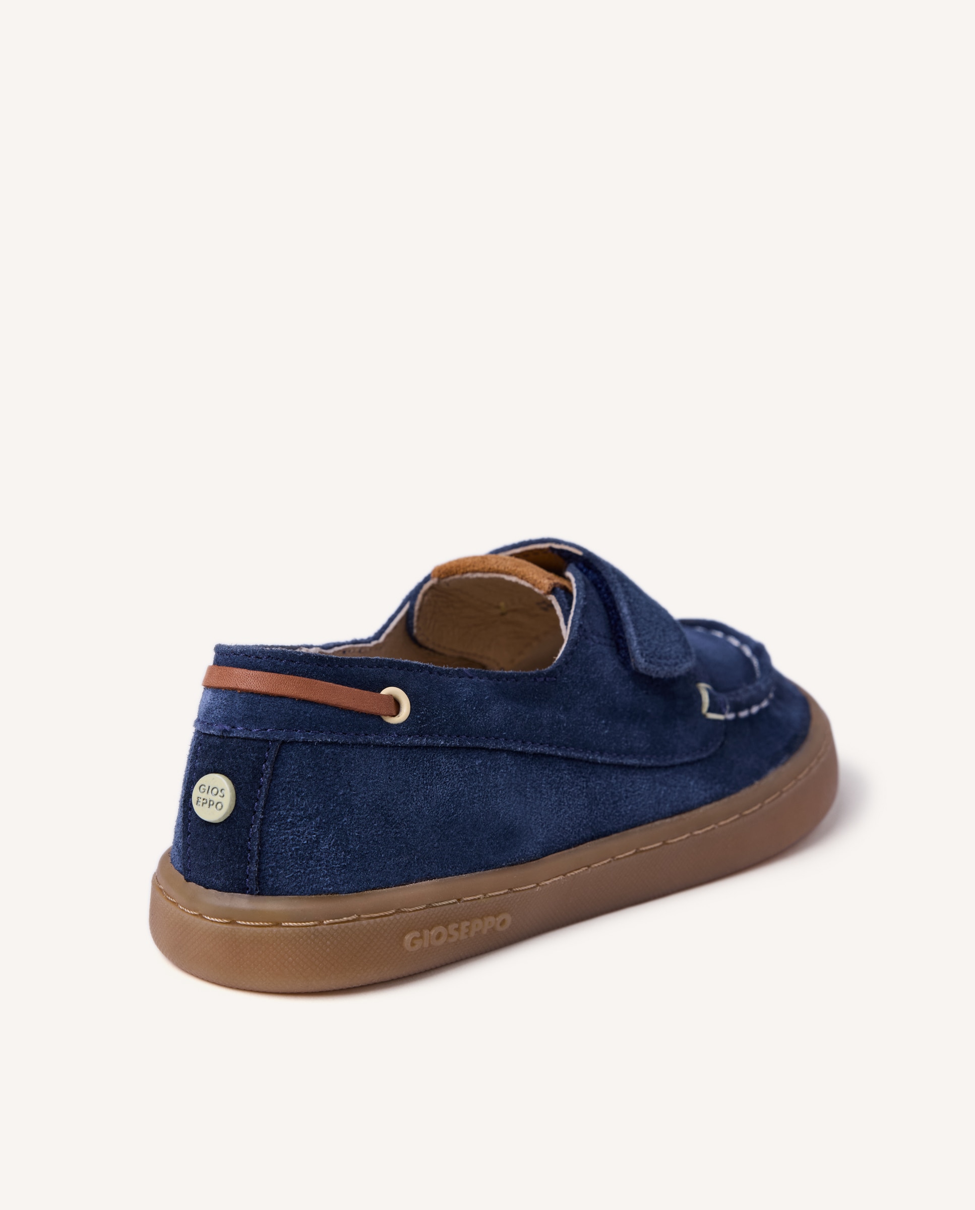 Mocasines de niño barefoot de piel estilo náuticos - Gioseppo - Azul marino Azul marino-5