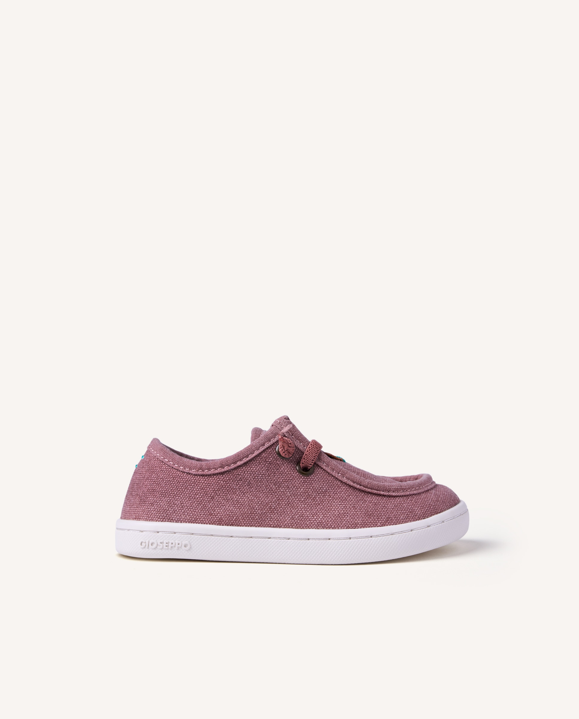 Imagen 0 de Mocasines de niño barefoot estilo náuticos de lona Fresa