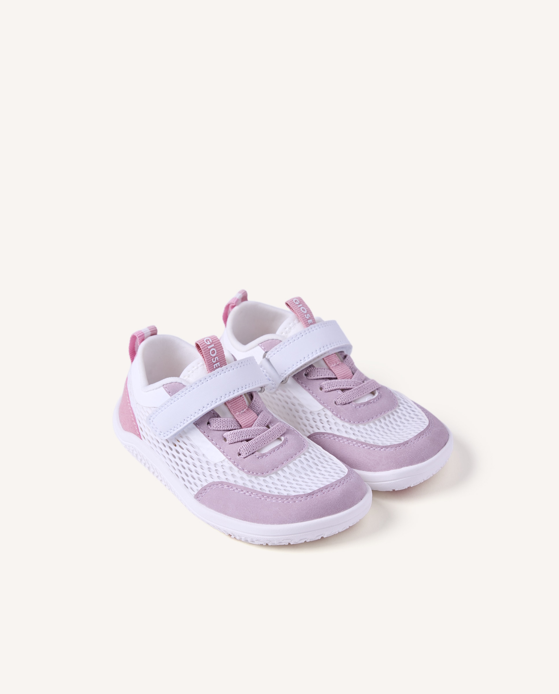 Zapatillas de rejilla de bebé niño - Gioseppo - Rosa / Blanco Rosa / Blanco-2