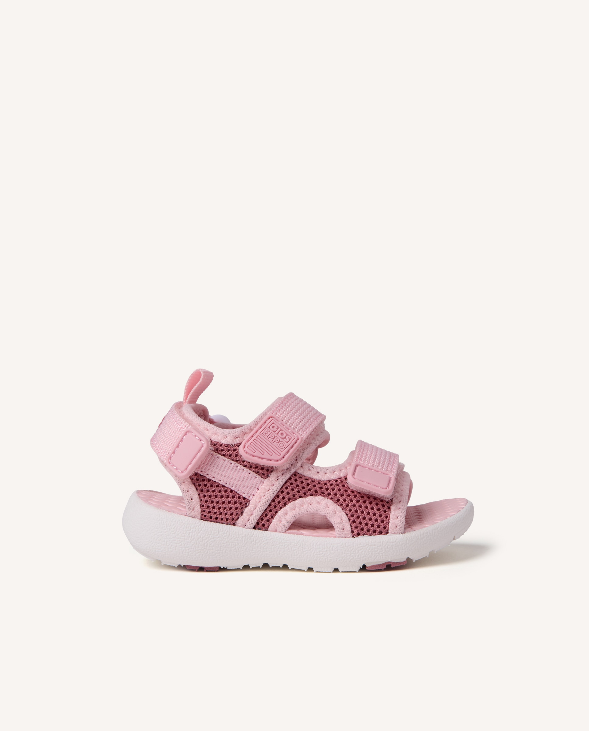 Sandalias de bebé niño estilo californiana con planta acolchada y cierres ajustables - Gioseppo - Rosa claro Rosa claro-1