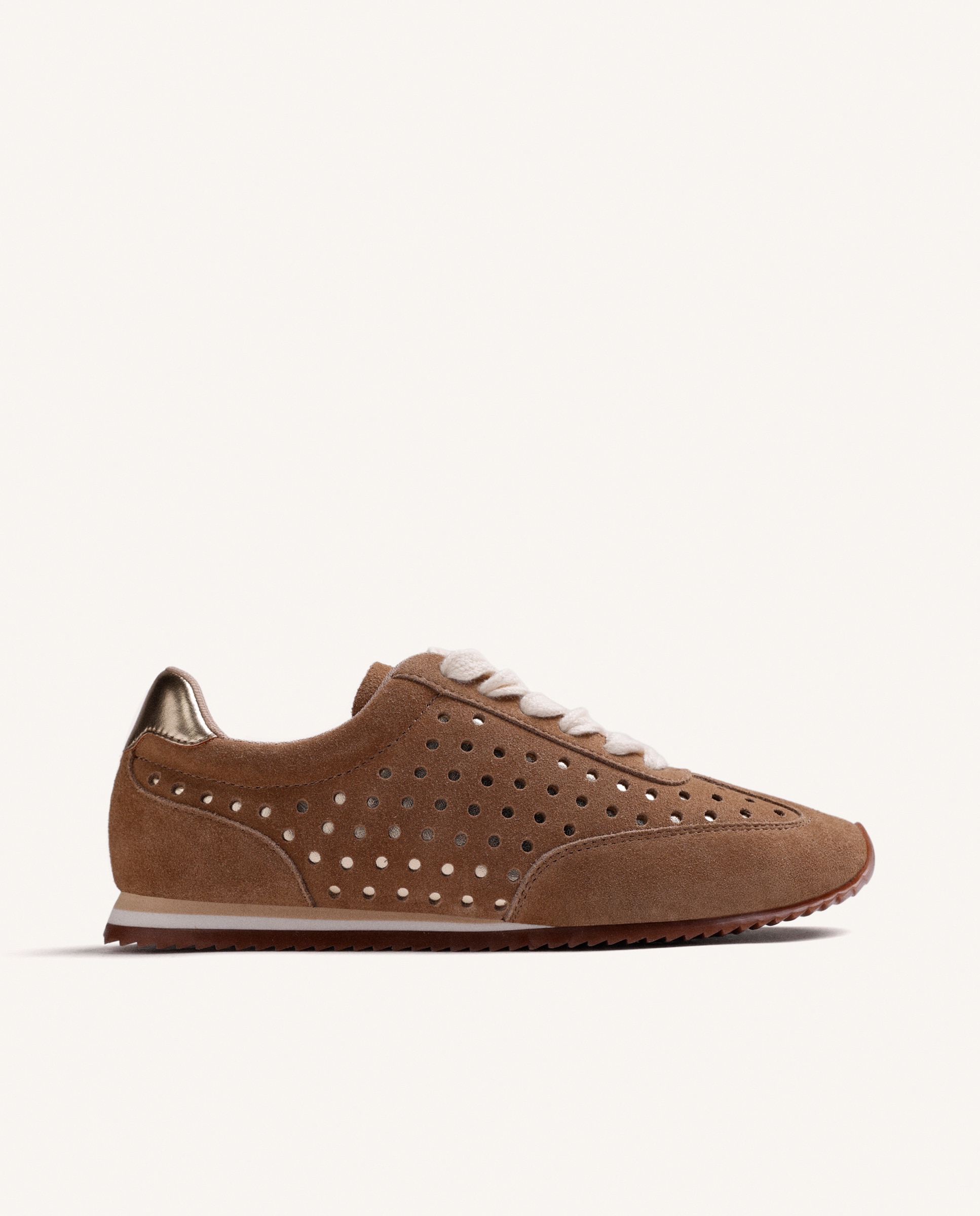 Zapatillas deportivas de mujer de piel con acentos metalizados - Gioseppo - Cuero Cuero-1